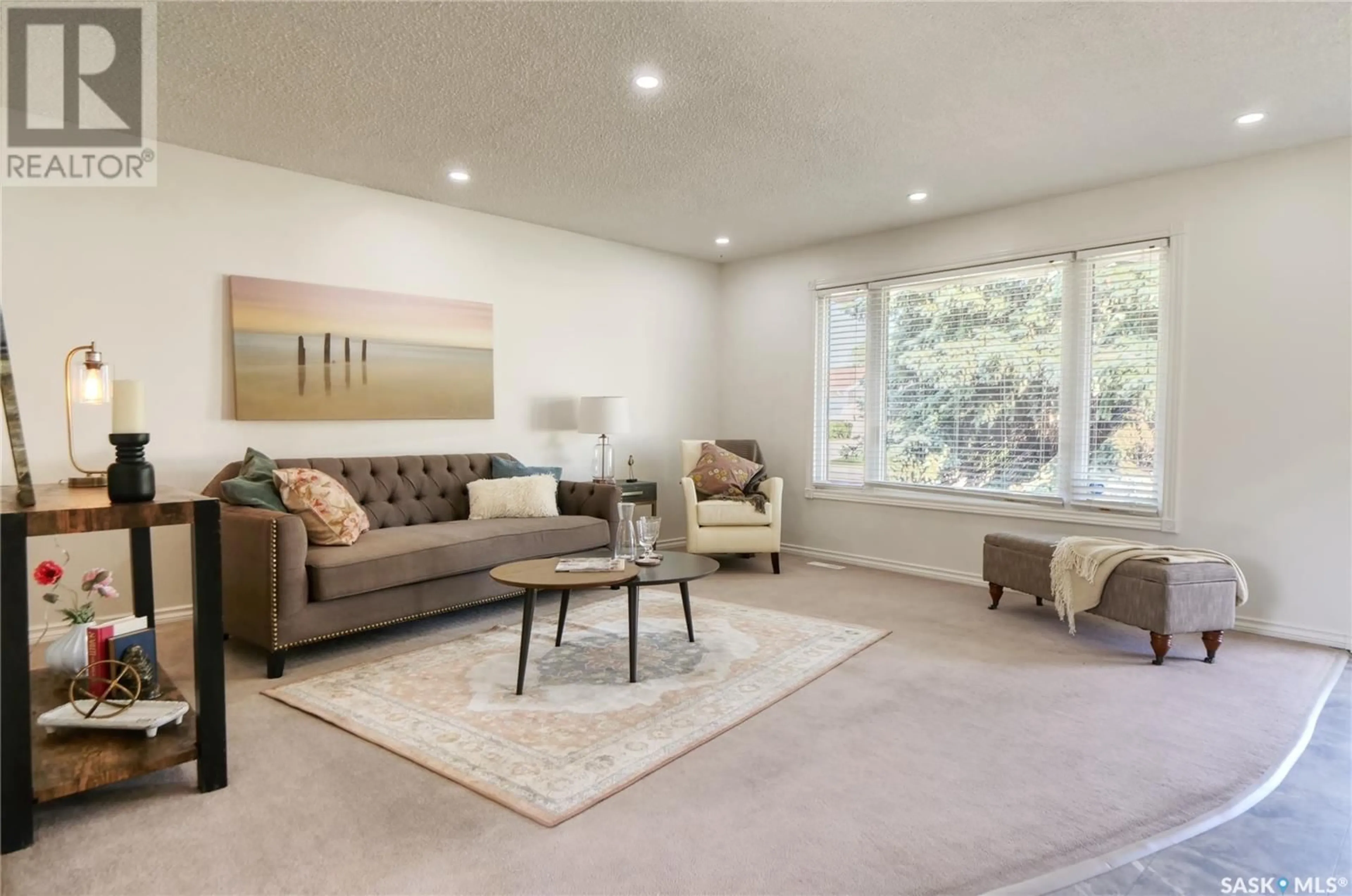 Living room with furniture, unknown for 52 ASTER CRESCENT, Moose Jaw Saskatchewan S6J1A6