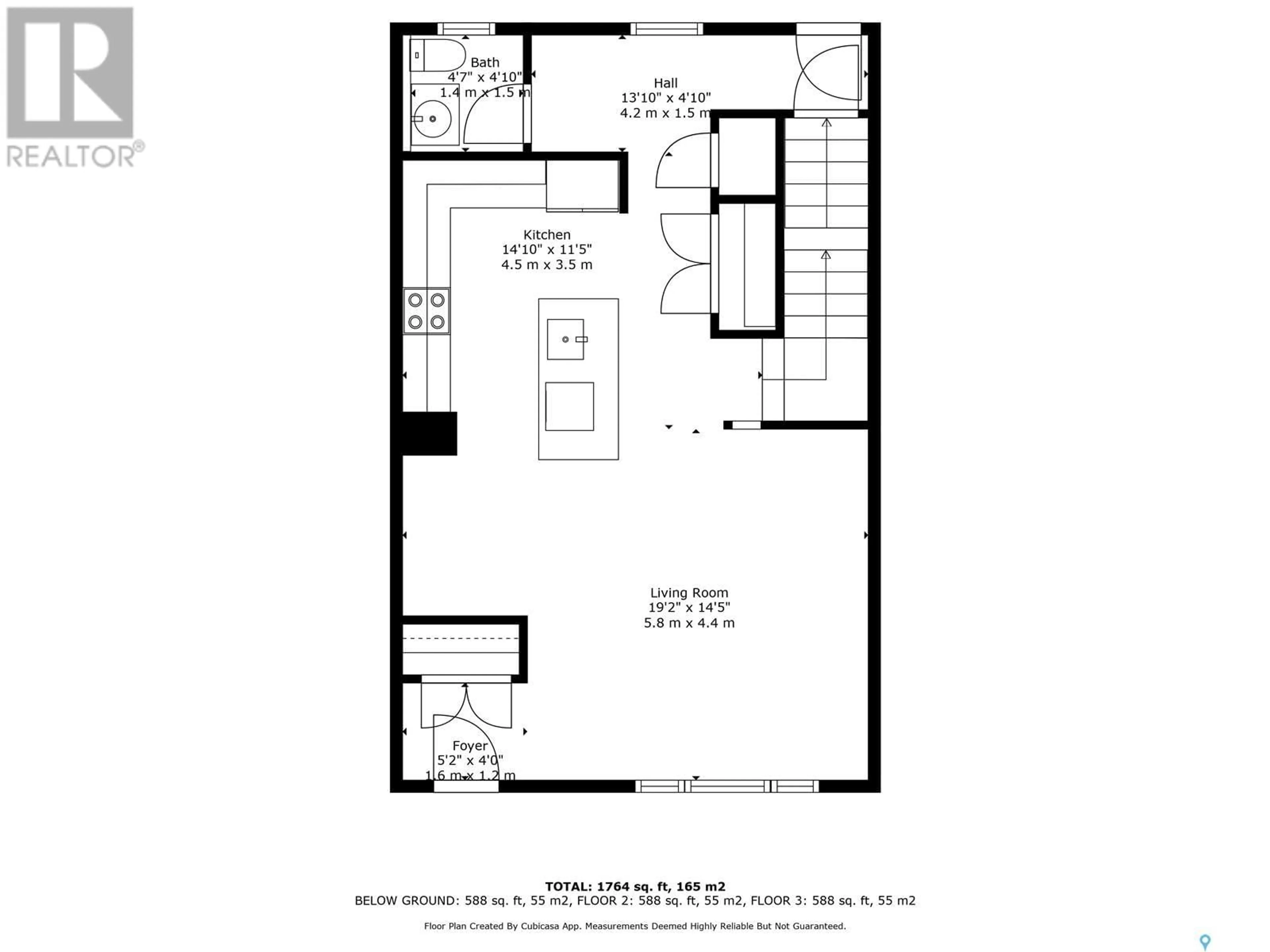 Floor plan for 5469 CADE STREET, Regina Saskatchewan S4V3N9
