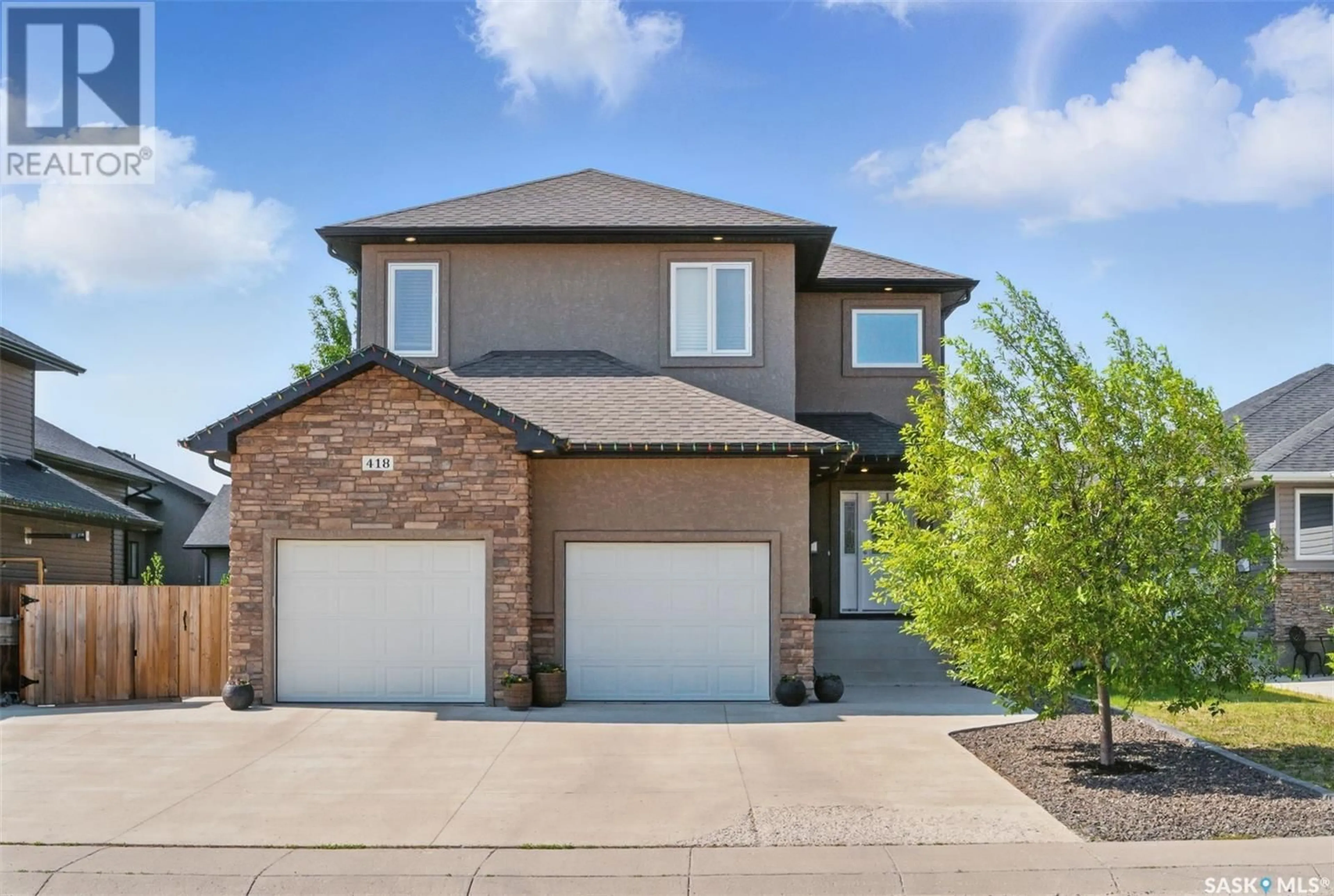 Home with brick exterior material, street for 418 HASTINGS CRESCENT, Saskatoon Saskatchewan S7V0C7