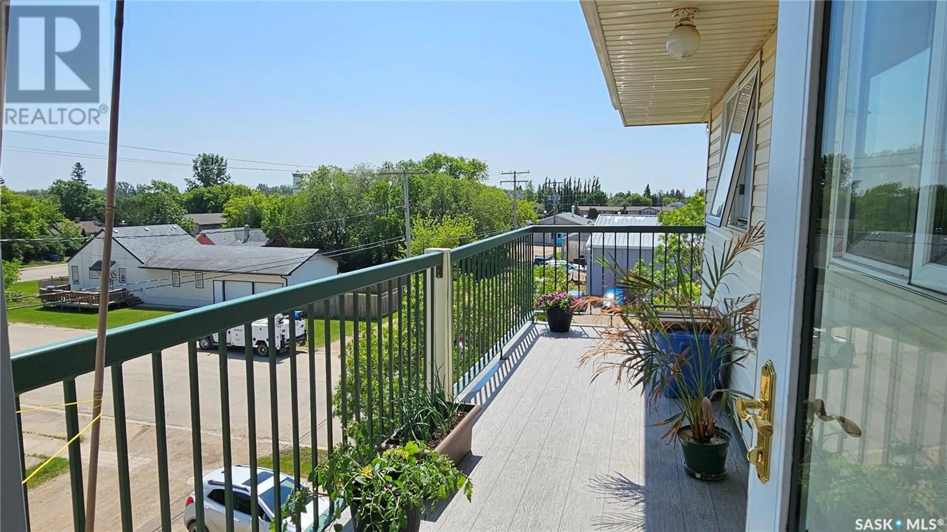 Balcony in the apartment, water/lake/river/ocean view for 306 - 602 7TH STREET, Humboldt Saskatchewan S0K2A0
