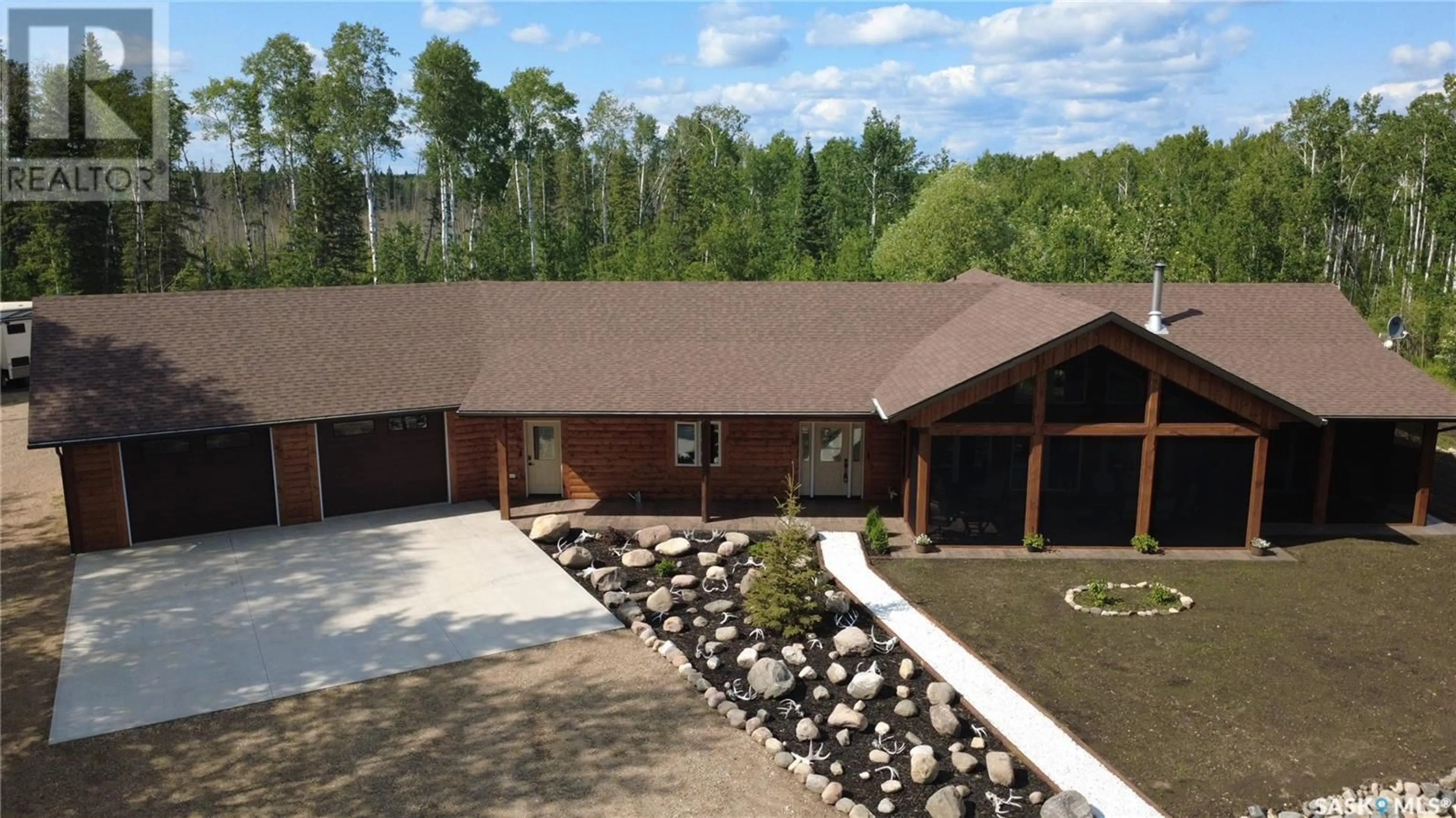 A pic from outside/outdoor area/front of a property/back of a property/a pic from drone, unknown for DUNHAM ACREAGE, Paddockwood Rm No. 520 Saskatchewan S0J0N0