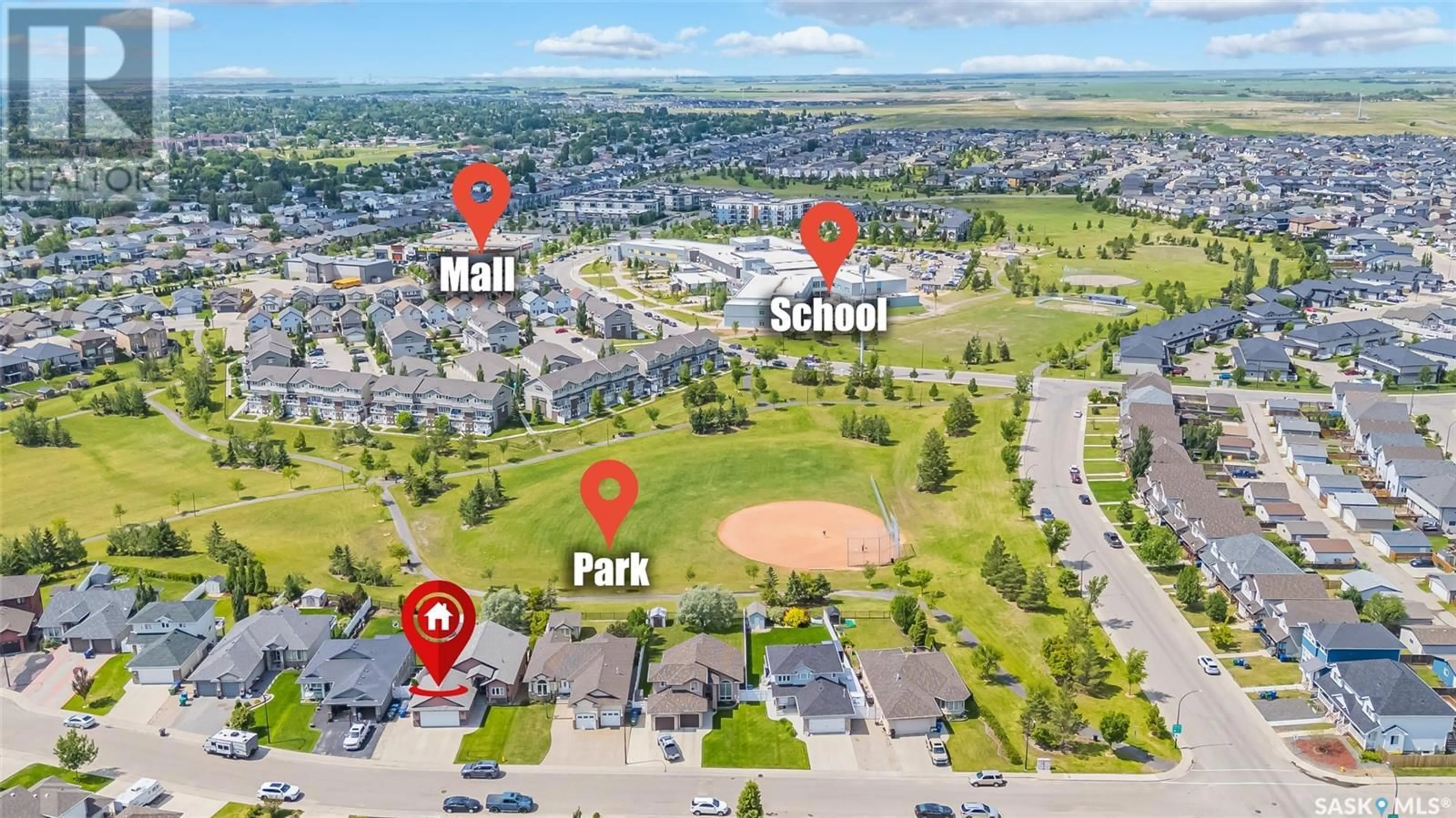 A pic from outside/outdoor area/front of a property/back of a property/a pic from drone, street for 122 ALLWOOD CRESCENT, Saskatoon Saskatchewan S7R0A3