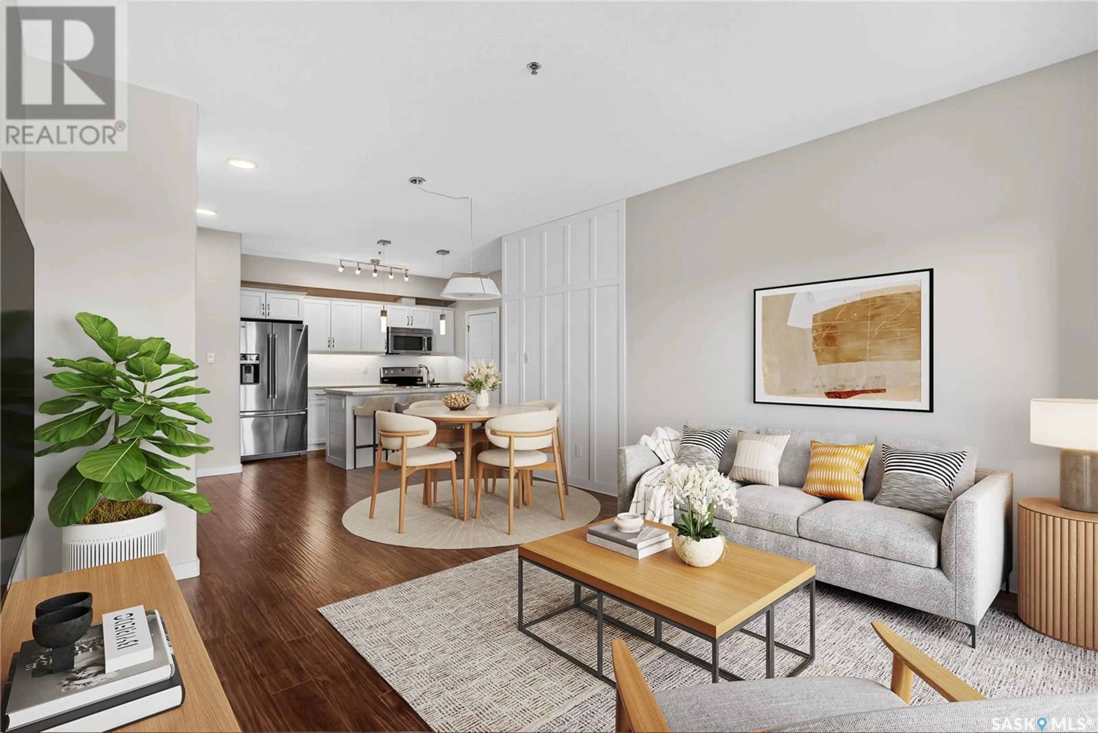 Living room with furniture, unknown for 313 - 4501 CHILD AVENUE, Regina Saskatchewan S4X0L7