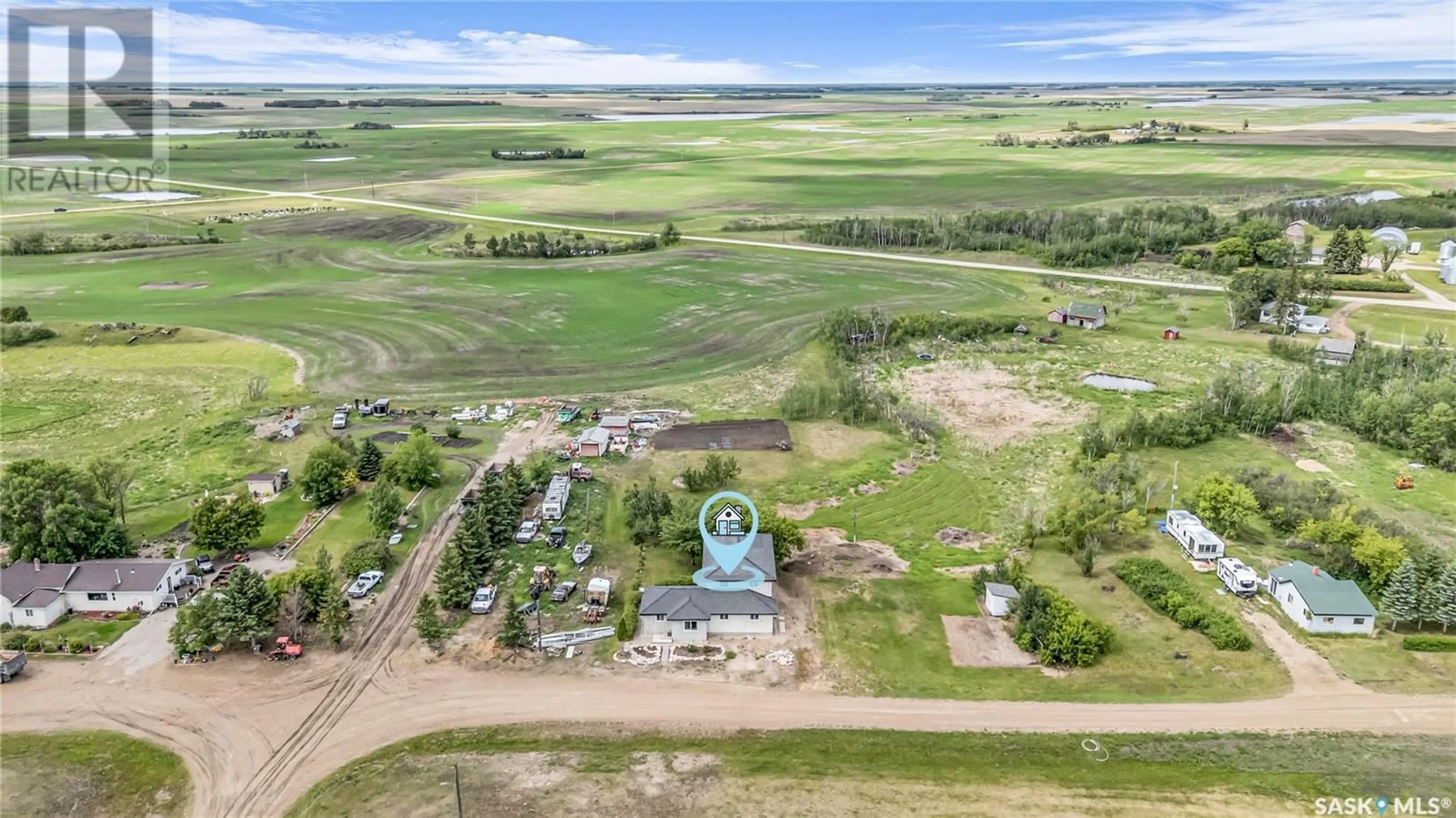 A pic from outside/outdoor area/front of a property/back of a property/a pic from drone, water/lake/river/ocean view for 120 POPLAR AVENUE, Alvena Saskatchewan S0K0E0
