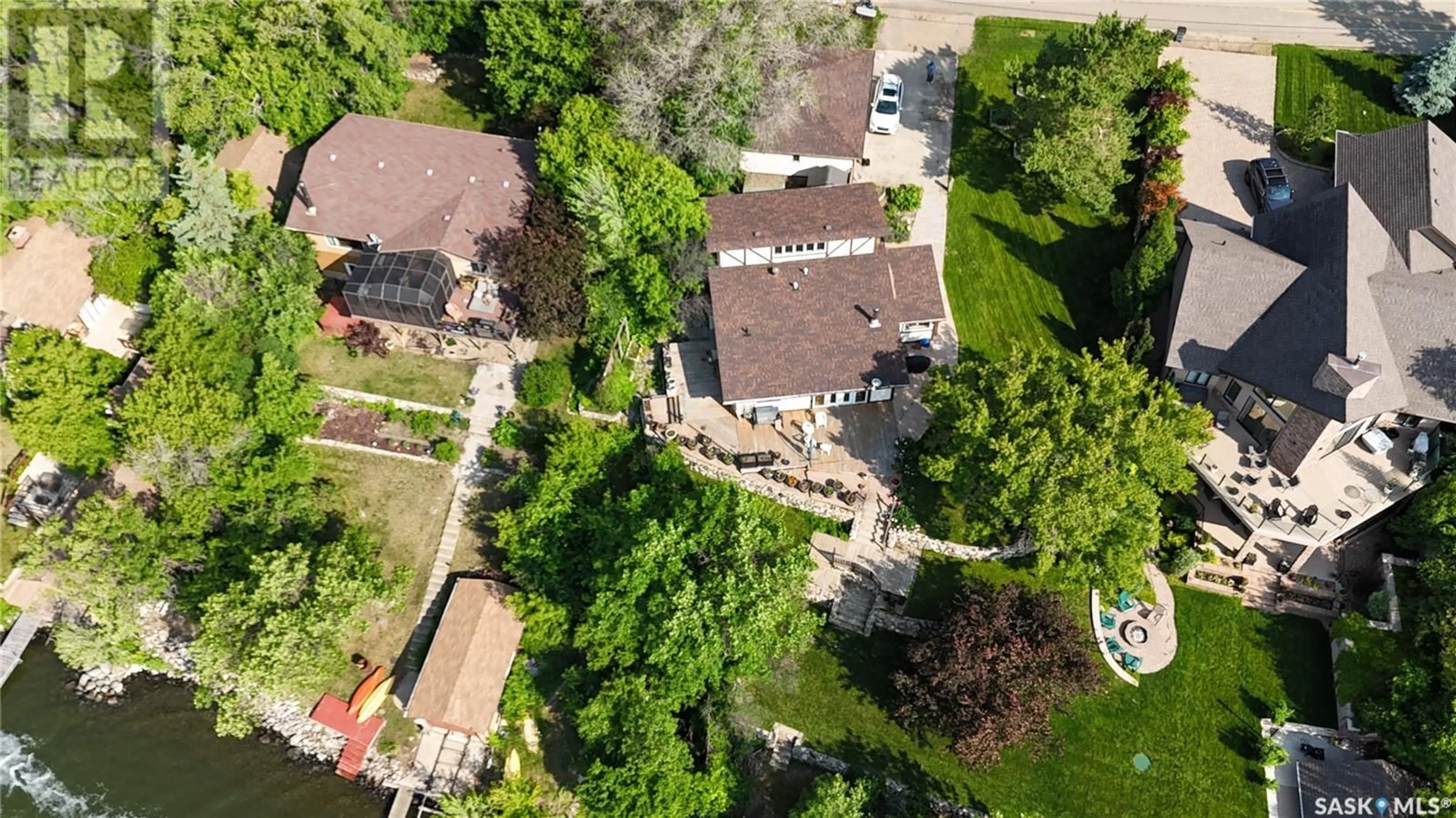 A pic from outside/outdoor area/front of a property/back of a property/a pic from drone, street for 566 PASQUA LAKE ROAD, North Qu'Appelle Rm No. 187 Saskatchewan S0G1S0