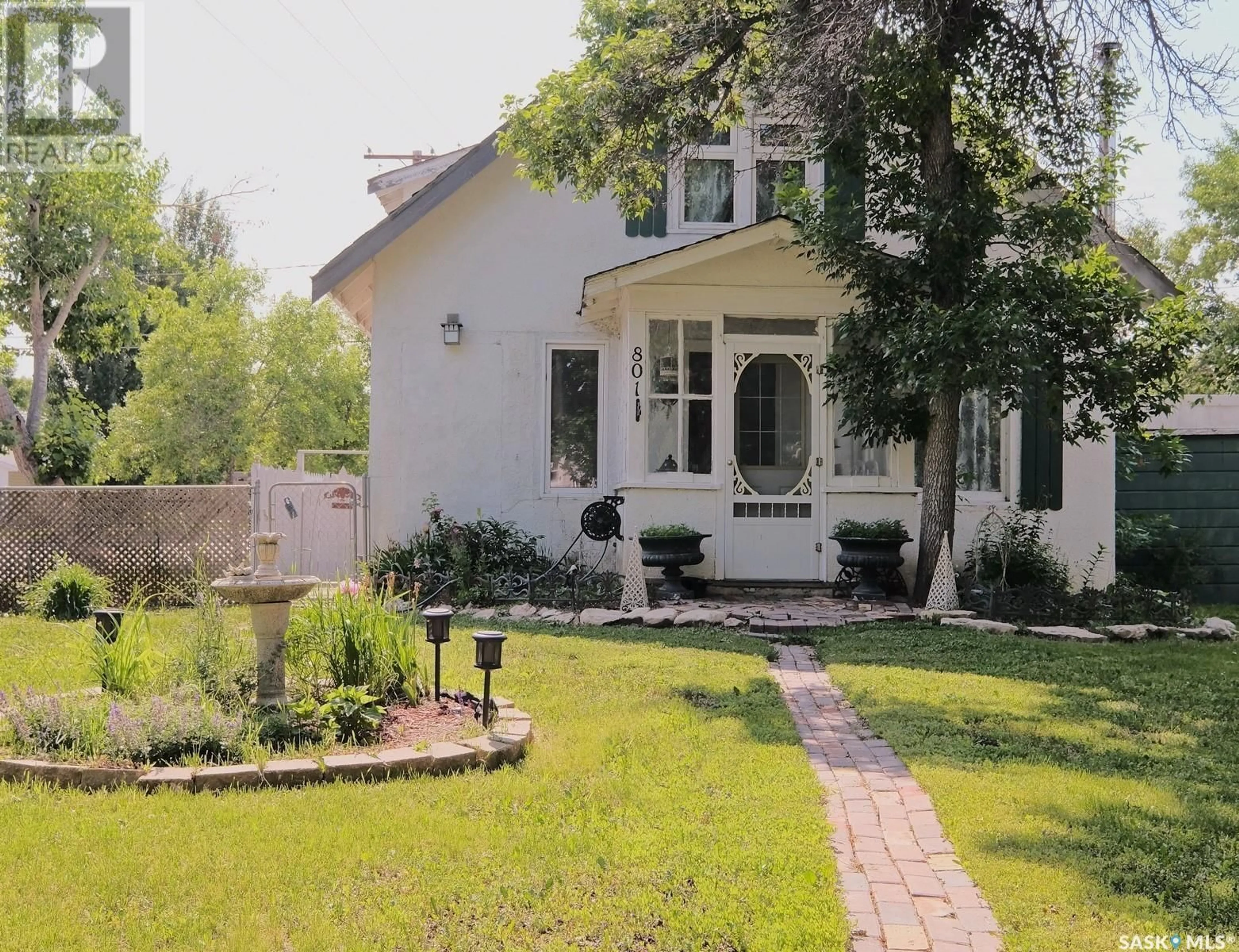 Home with brick exterior material, street for 801 GEORGE STREET, Rosetown Saskatchewan S0L2V0
