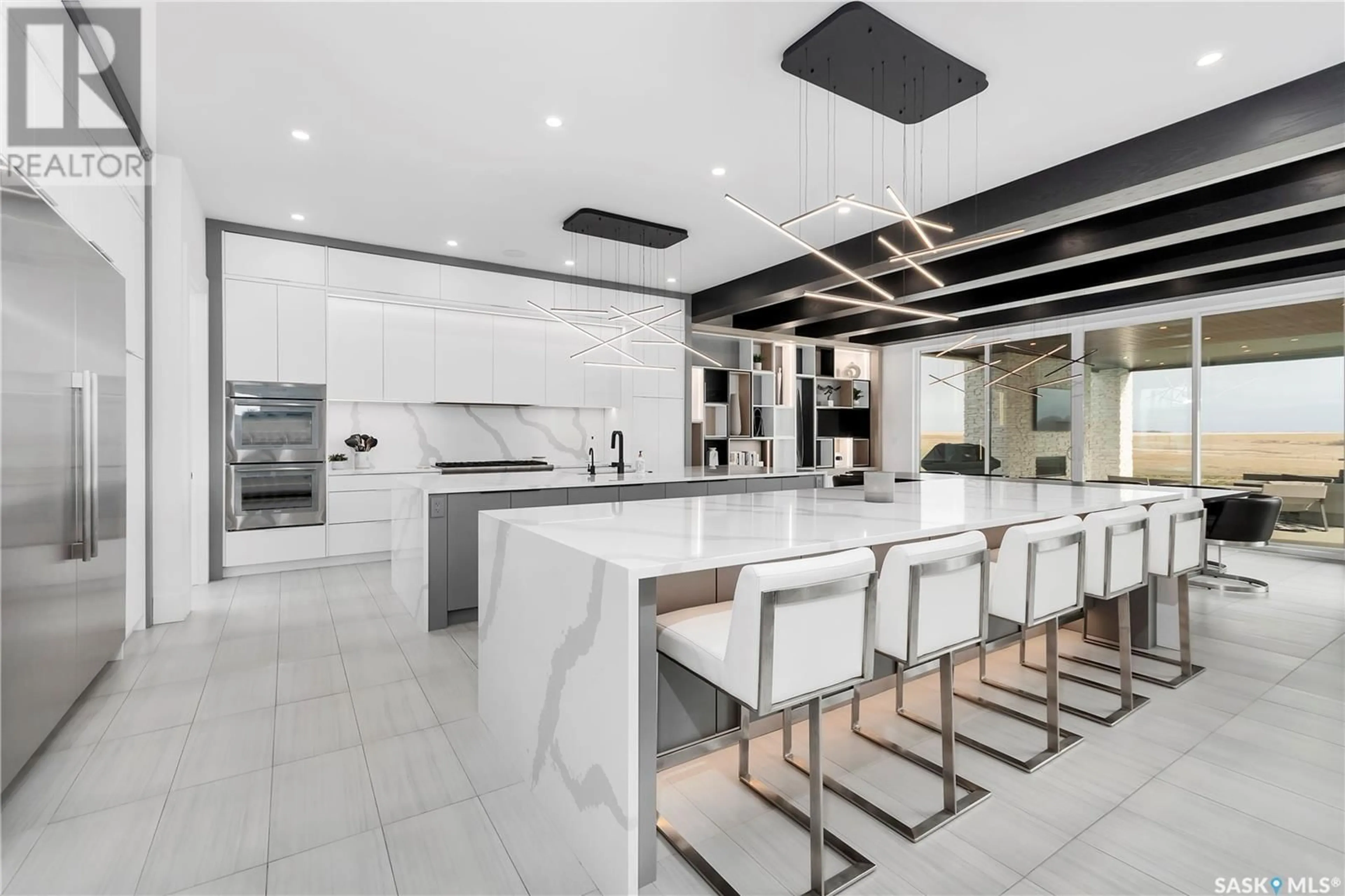 Contemporary kitchen, ceramic/tile floor for REGINA VIEW ACREAGE, Sherwood Rm No. 159 Saskatchewan S4K0A3