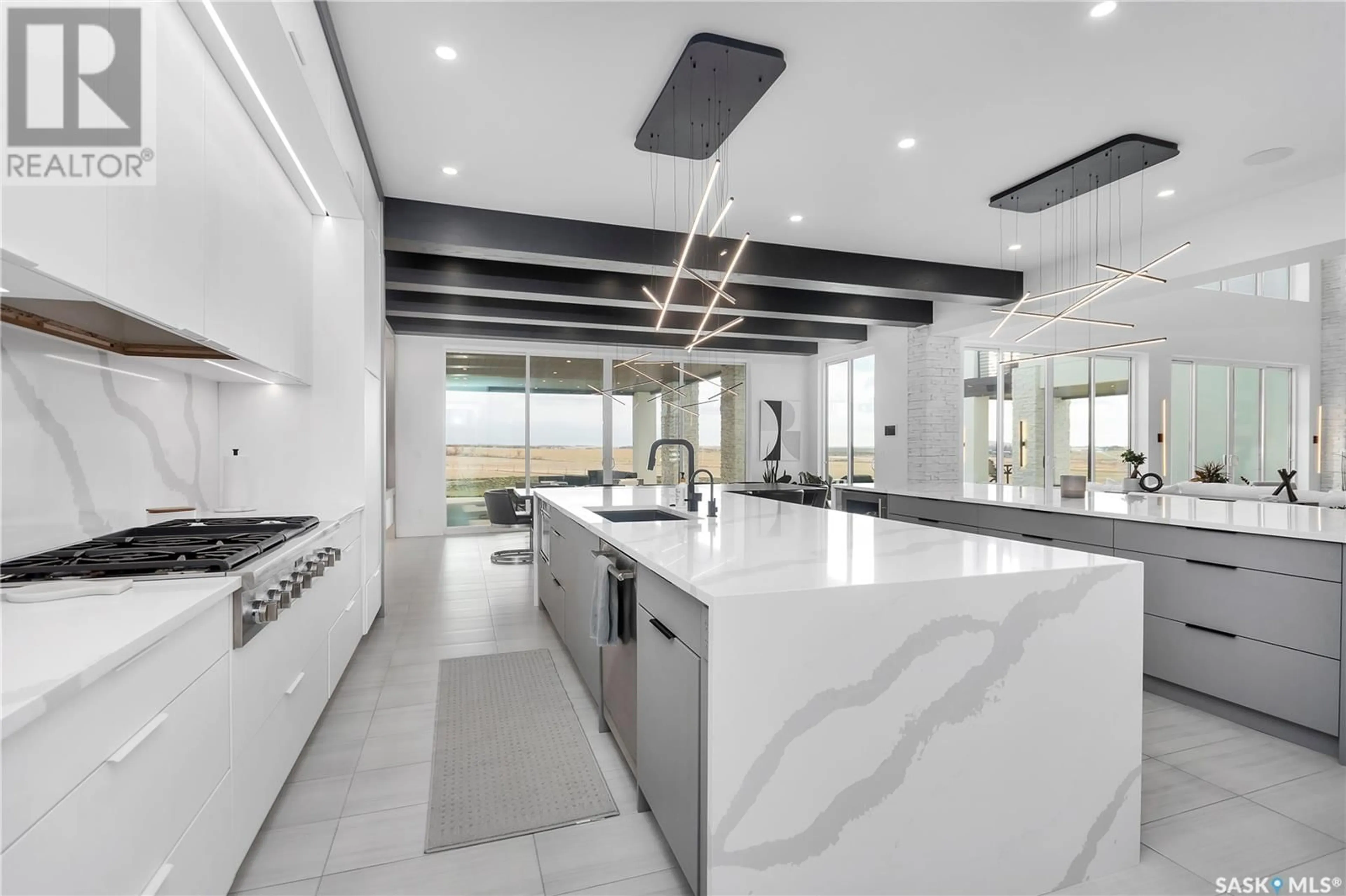 Contemporary kitchen, ceramic/tile floor for REGINA VIEW ACREAGE, Sherwood Rm No. 159 Saskatchewan S4K0A3