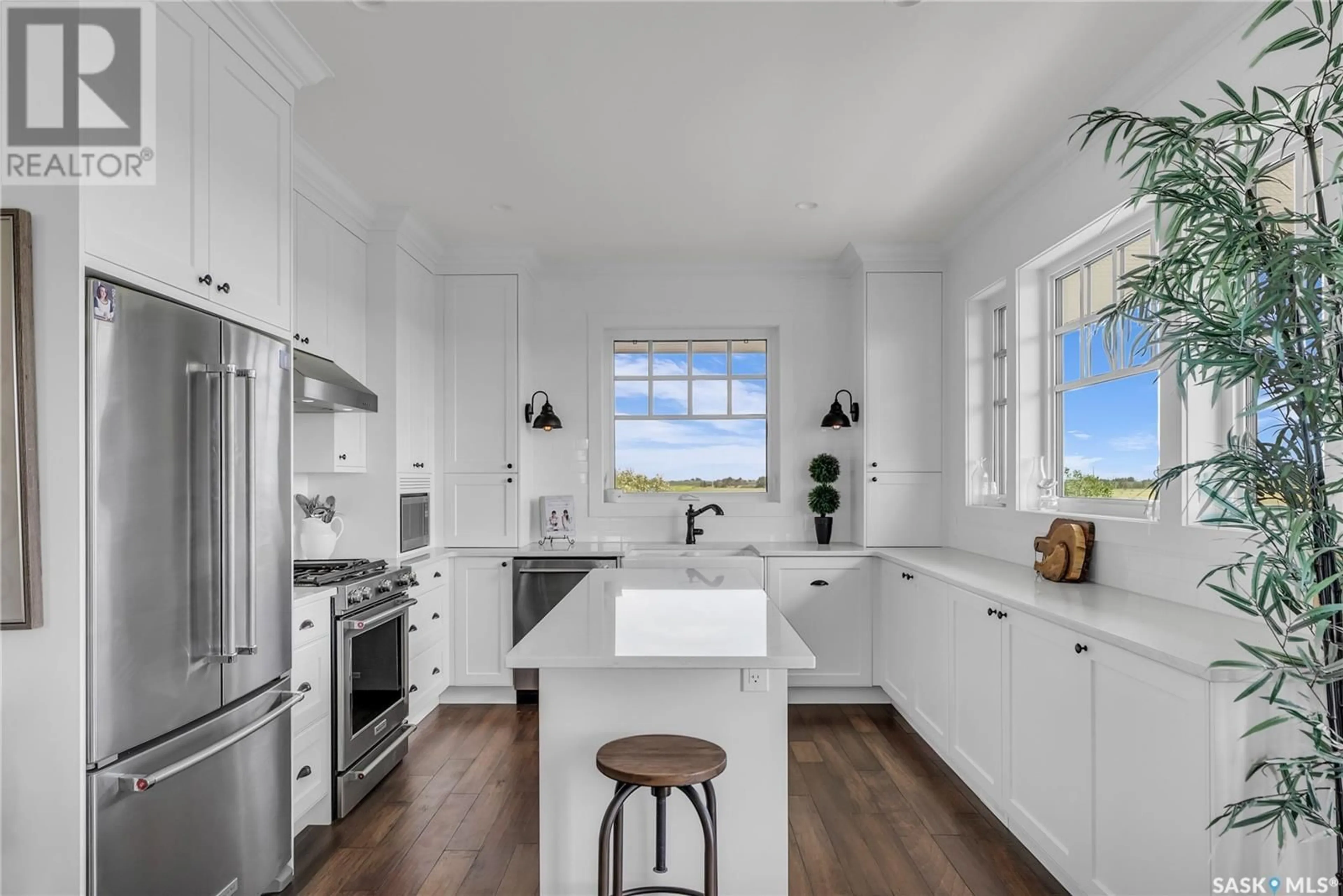 Open concept kitchen, ceramic/tile floor for 11 COUNTRY HILLS ESTATES, Blucher Rm No. 343 Saskatchewan S0K0Y0