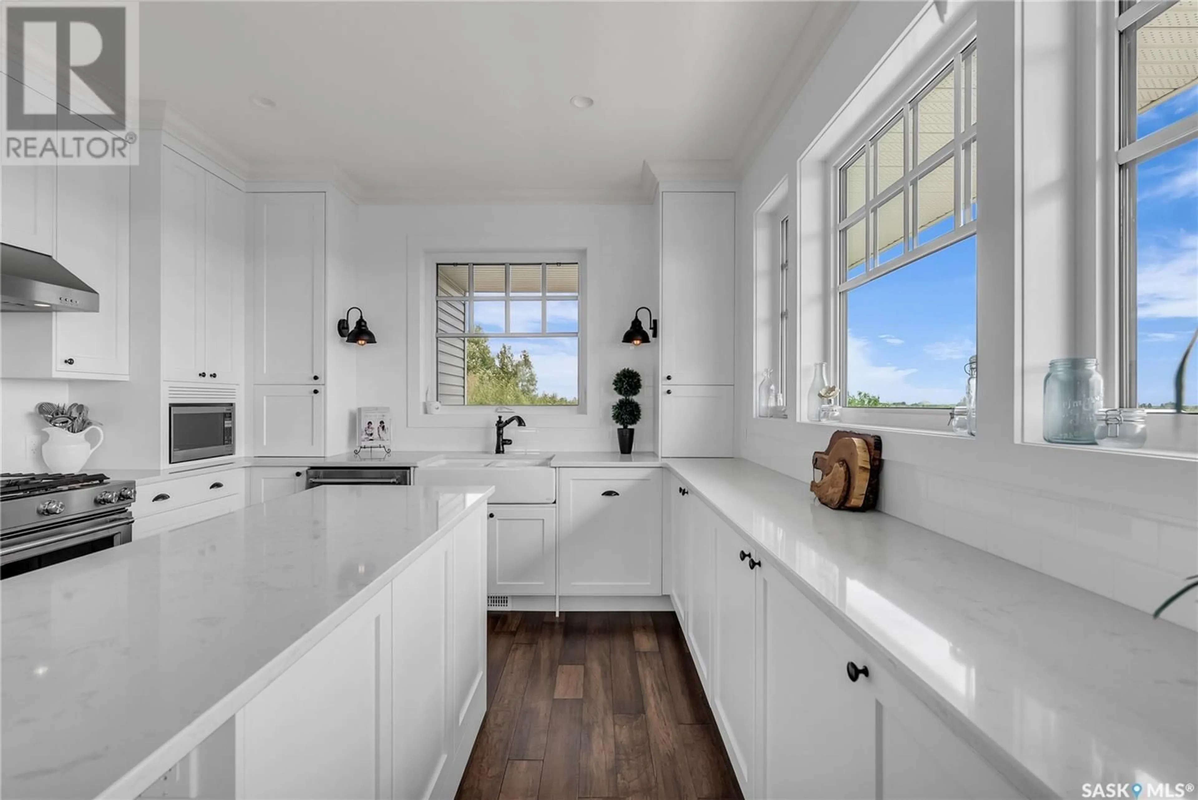 Open concept kitchen, ceramic/tile floor for 11 COUNTRY HILLS ESTATES, Blucher Rm No. 343 Saskatchewan S0K0Y0