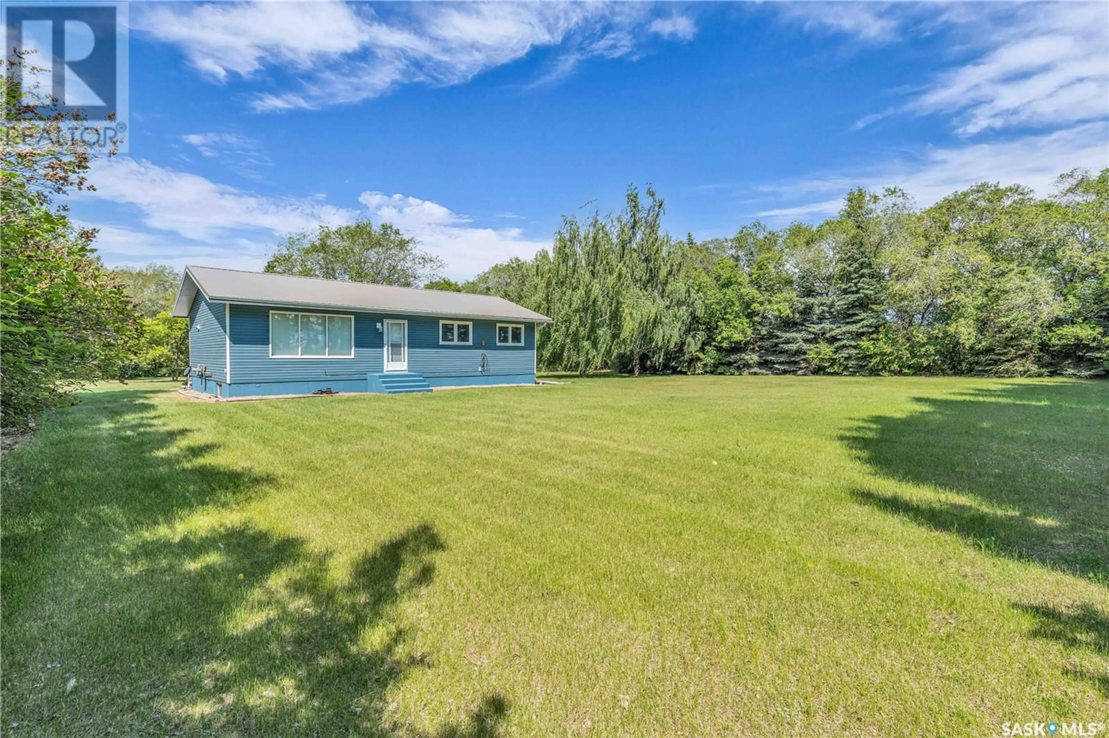 A pic from outside/outdoor area/front of a property/back of a property/a pic from drone, water/lake/river/ocean view for RM OF NORTH BATTLEFORD ACREAGE, North Battleford Rm No. 437 Saskatchewan S9A2Y7