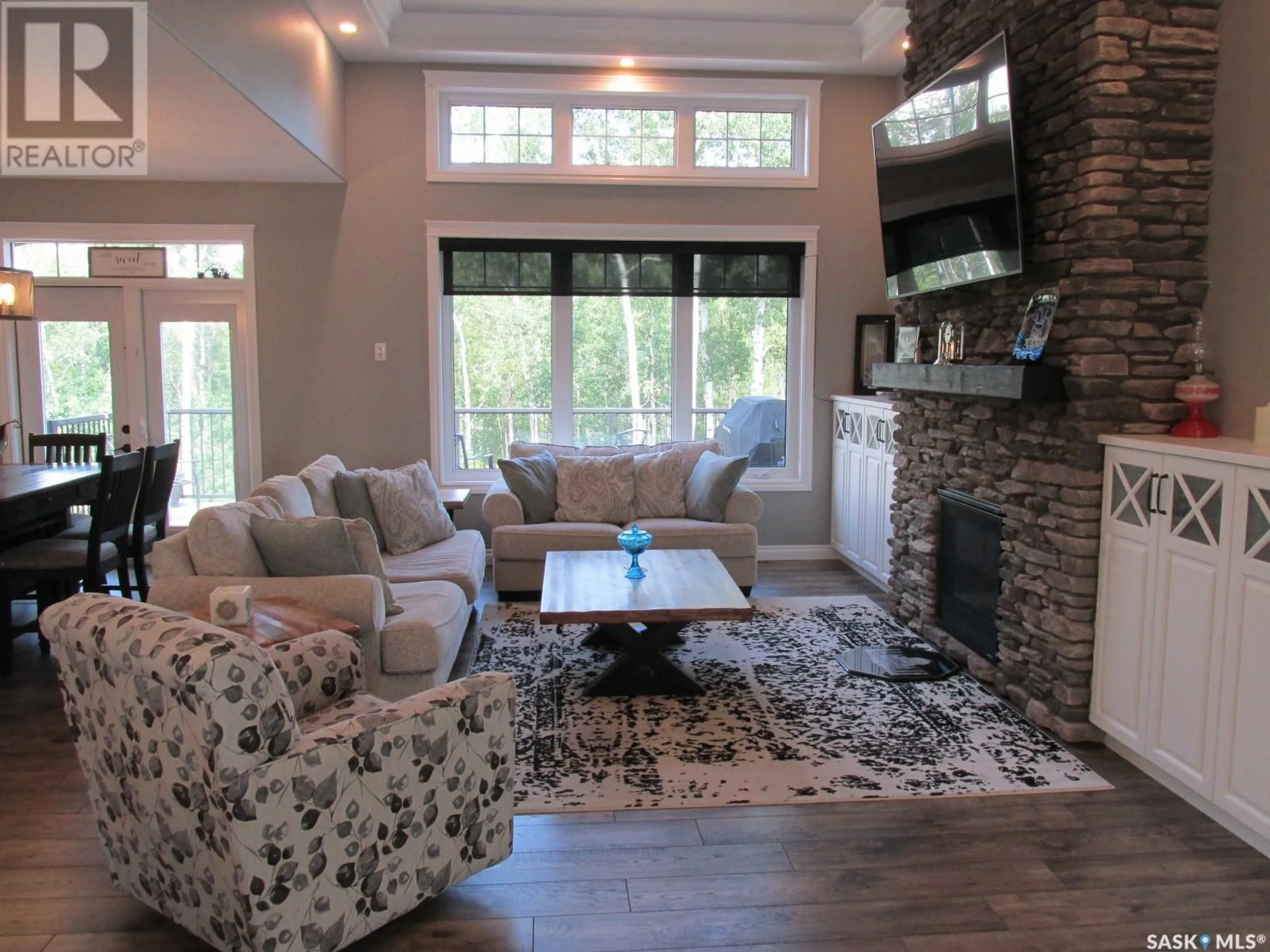 Living room with furniture, unknown for 214 HILLSIDE DRIVE, Tobin Lake Saskatchewan S0E1E0