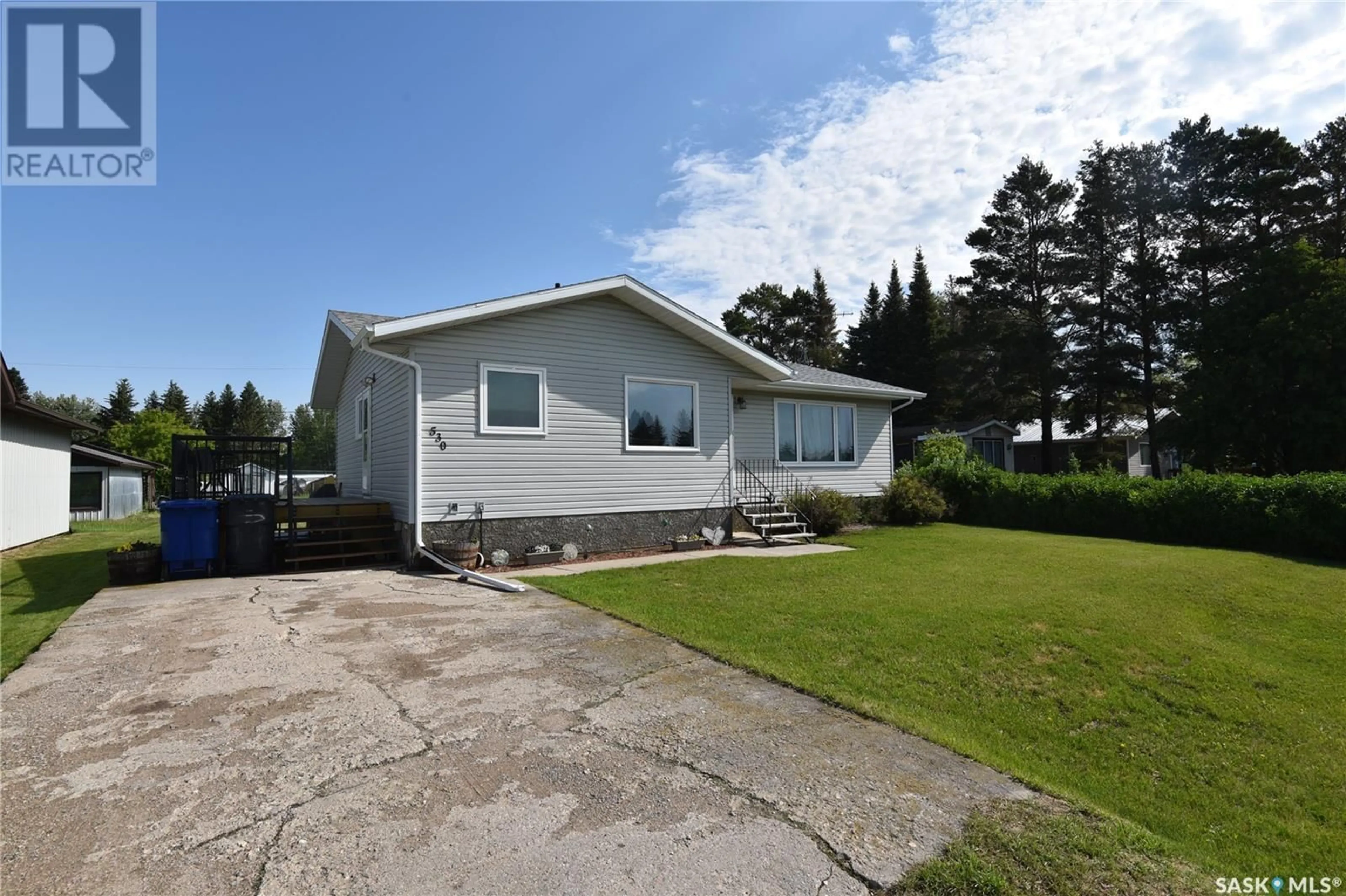 A pic from outside/outdoor area/front of a property/back of a property/a pic from drone, street for 530 RUPERT CRESCENT, Codette Saskatchewan S0E0P0