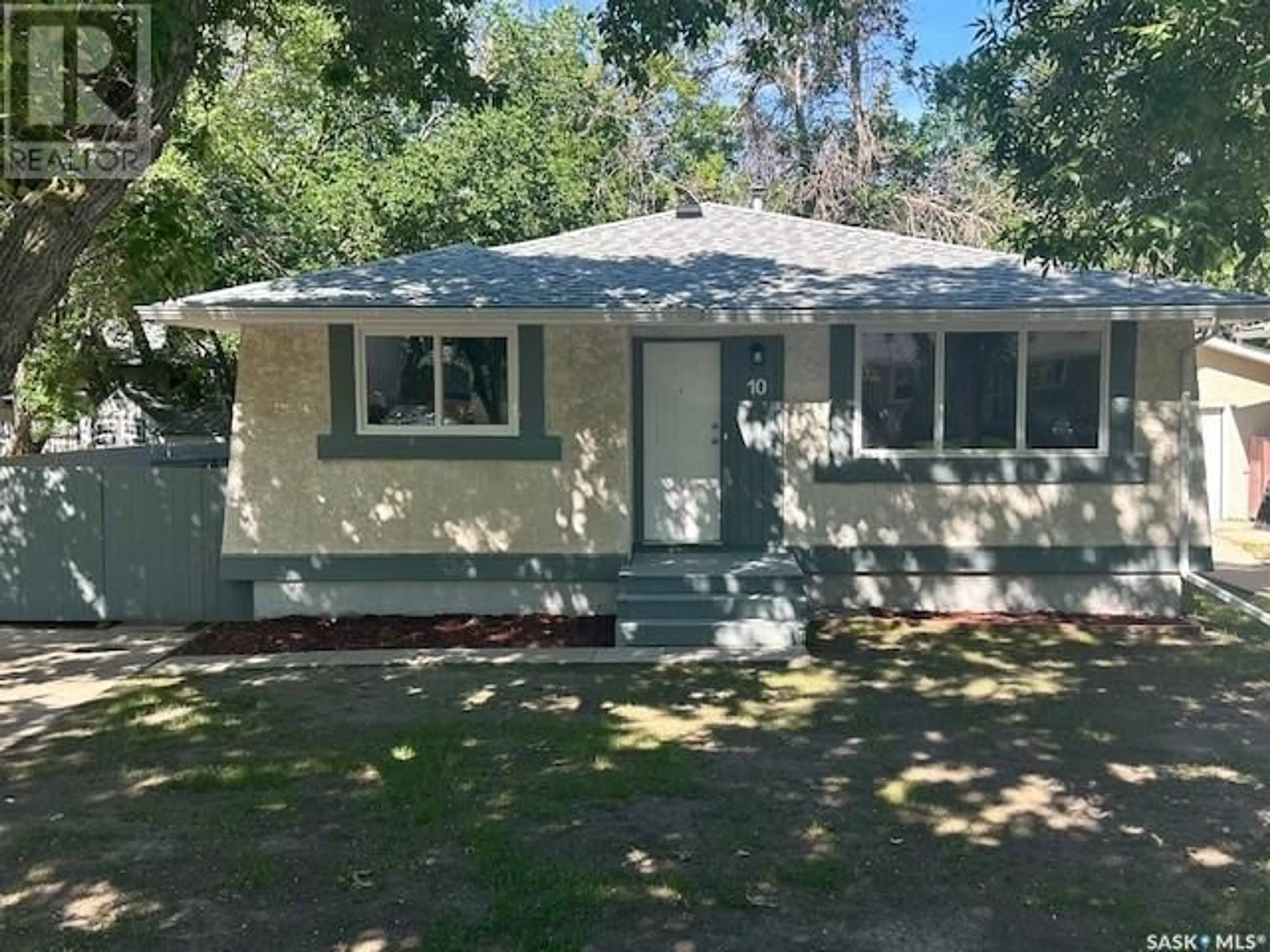 Home with vinyl exterior material, street for 10 FISHER STREET, Regina Saskatchewan S4N1N6