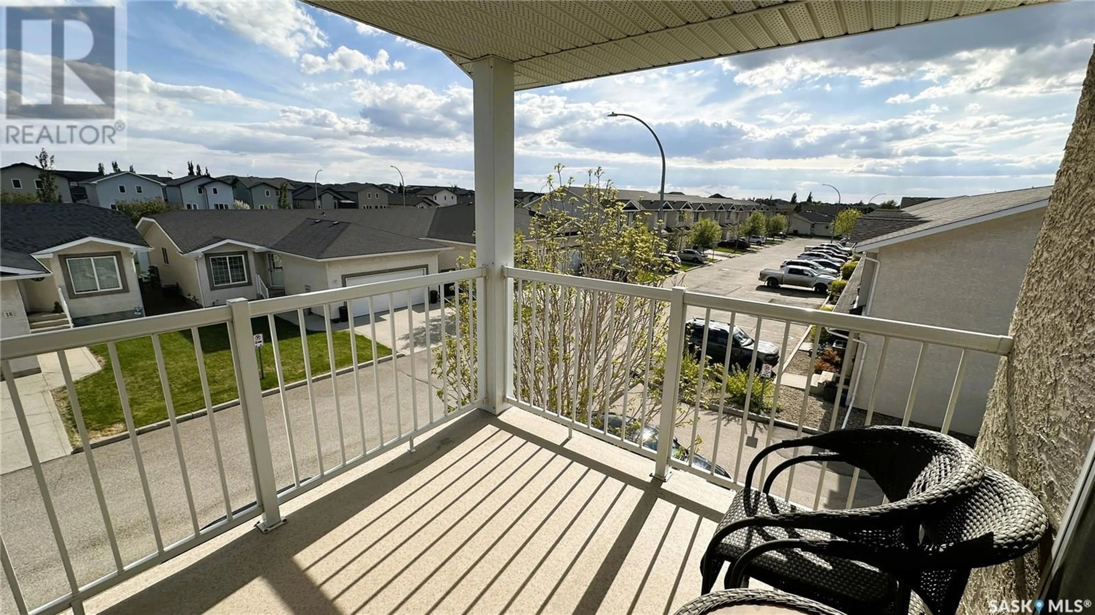 Balcony in the apartment, water/lake/river/ocean view for 4101 - 28 PRESTON CRESCENT, Regina Saskatchewan S4X0G3