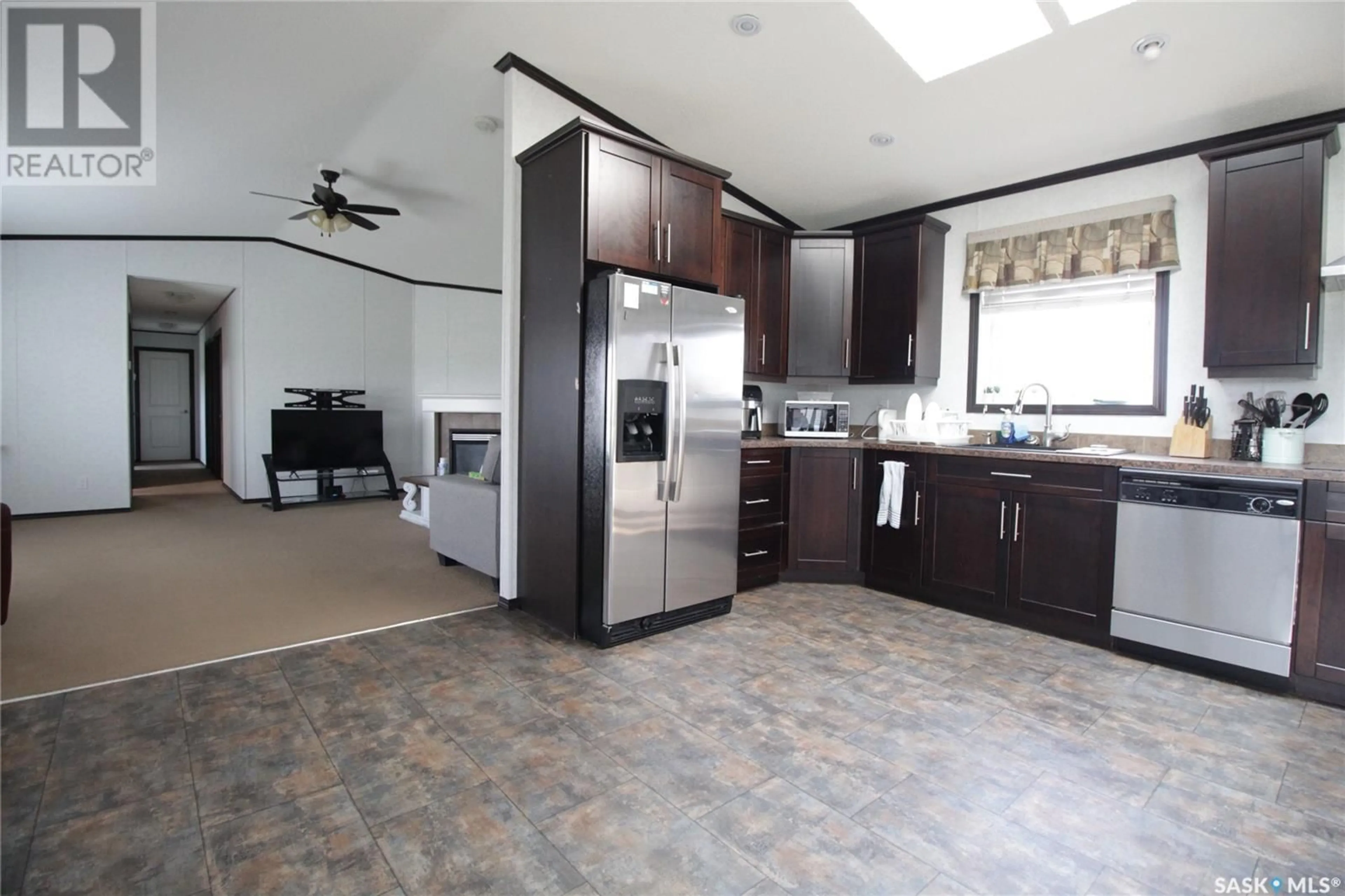 Open concept kitchen, ceramic/tile floor for 1249 AUTUMN COURT, Rocanville Saskatchewan S0A3L0