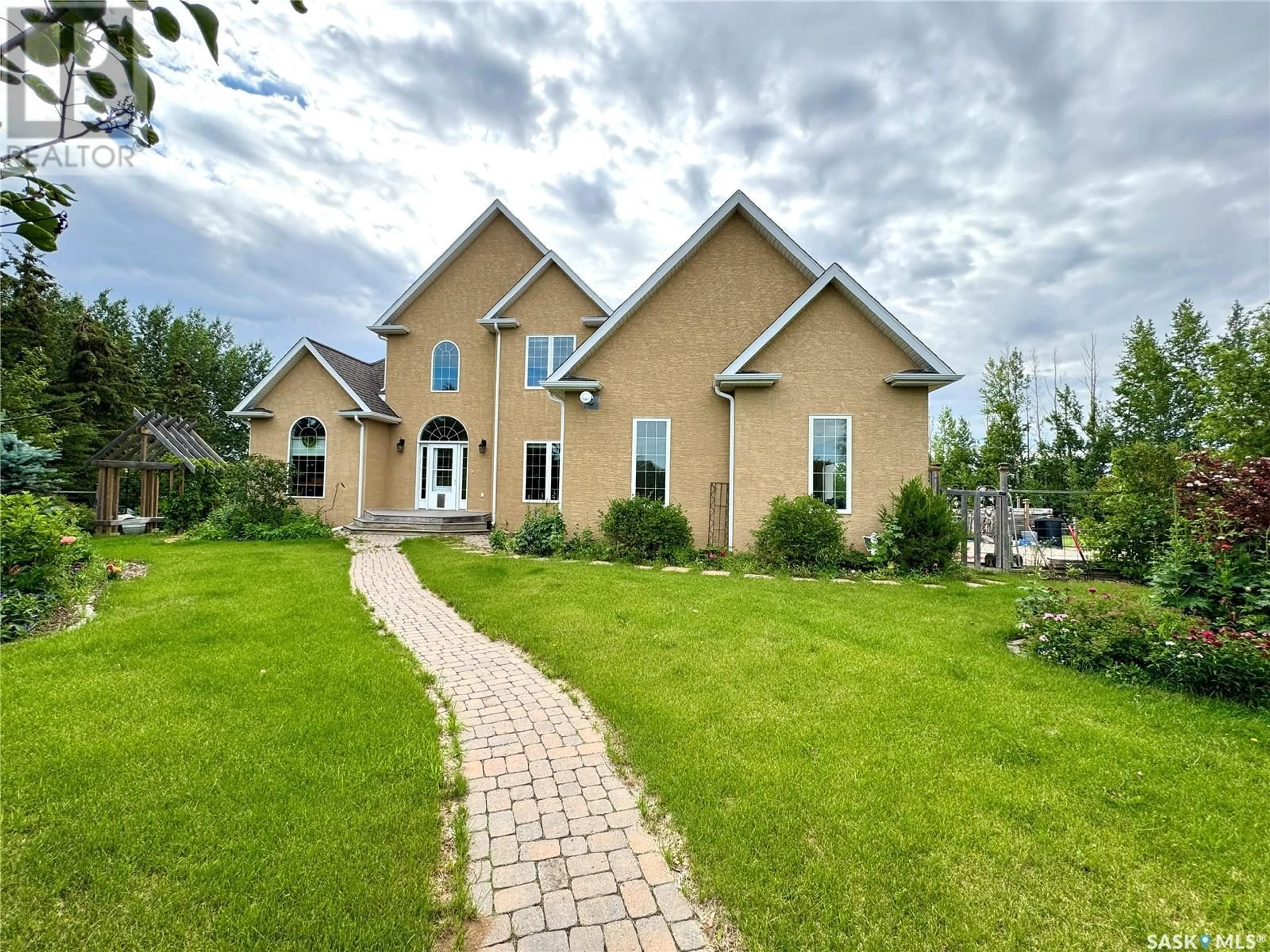 Home with brick exterior material, street for 305 EVERGREEN PLACE, Turtleford Saskatchewan S0M2Y0