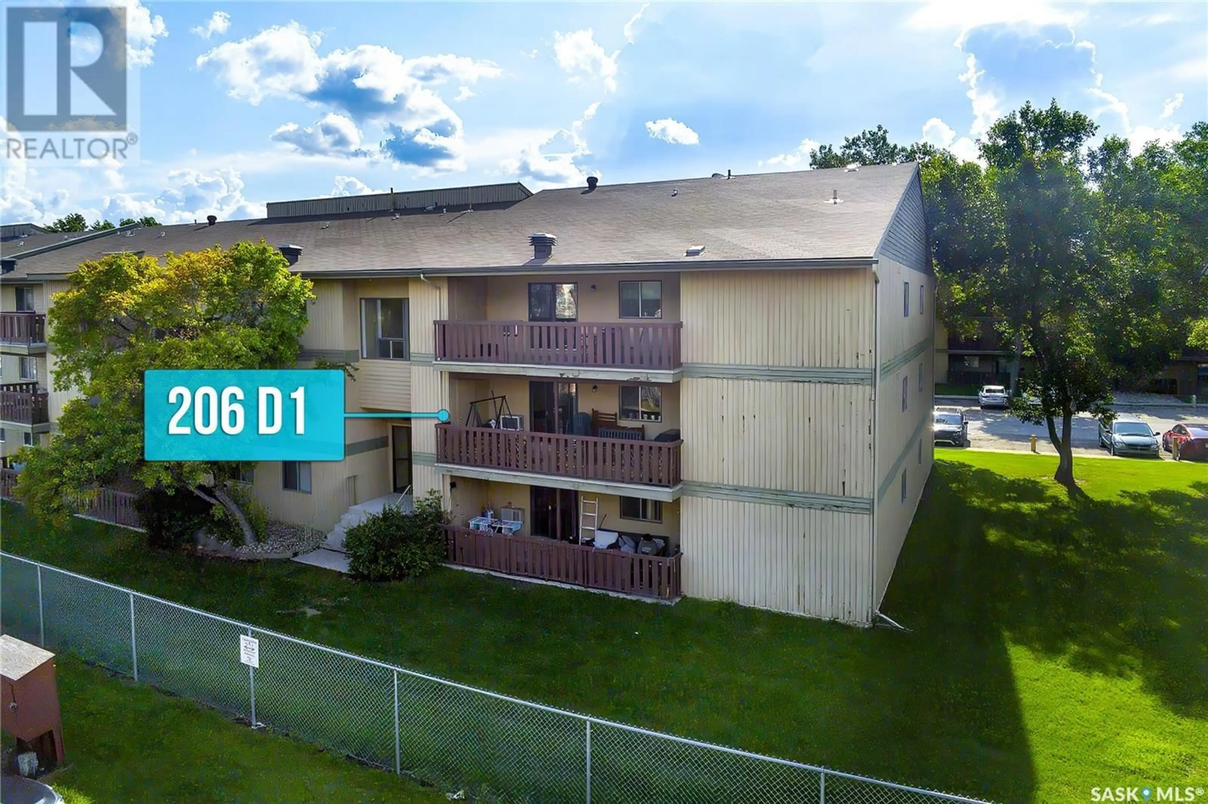 A pic from outside/outdoor area/front of a property/back of a property/a pic from drone, building for D1 - 1121 MCKERCHER DRIVE, Saskatoon Saskatchewan S7H5B8