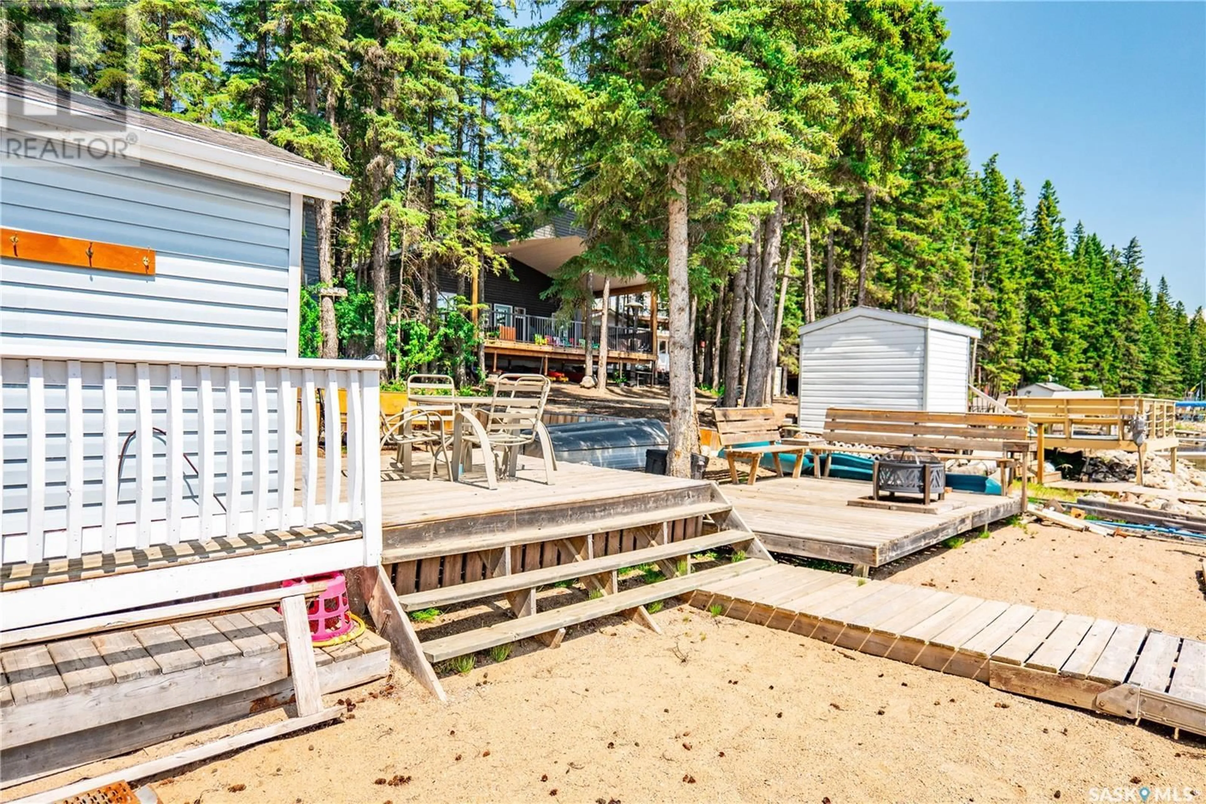 Patio, water/lake/river/ocean view for West - 17 LOT BLOCK, Shellbrook Rm No. 493 Saskatchewan S0J2E0