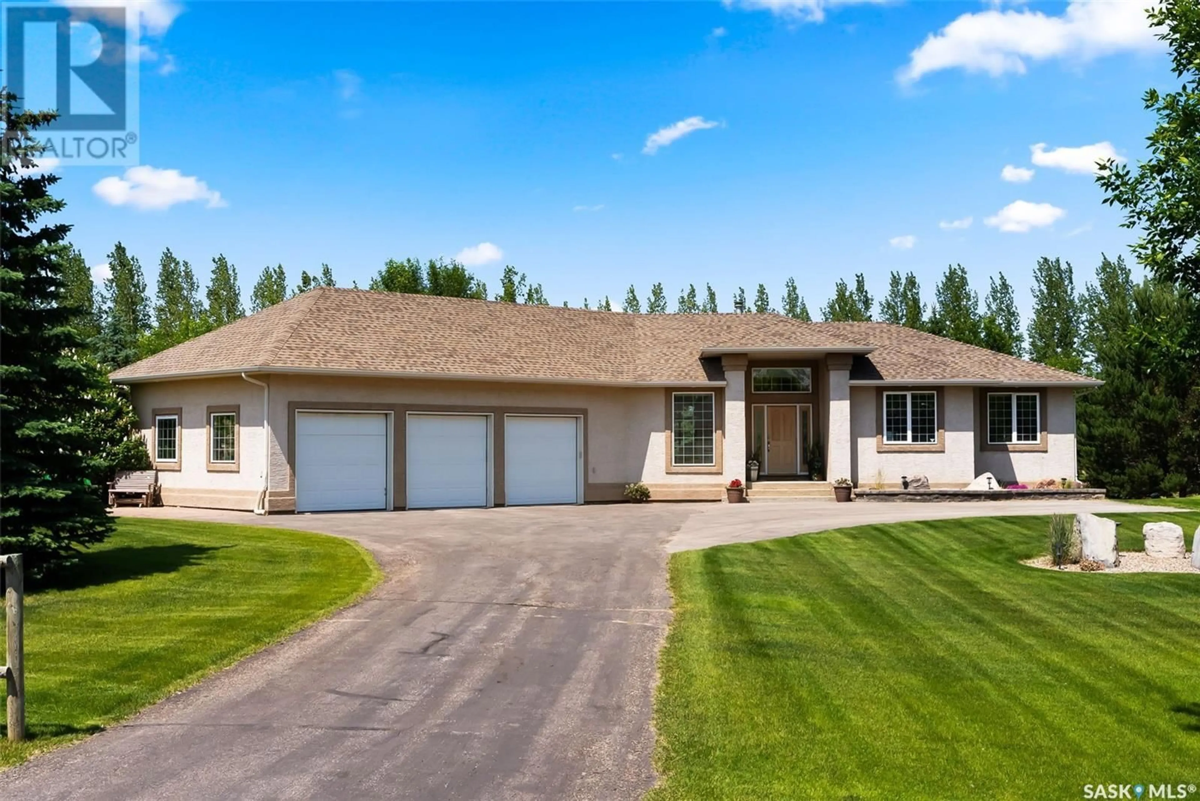 Home with vinyl exterior material, street for 8 JAXON ROAD, White City Saskatchewan S4L5B1