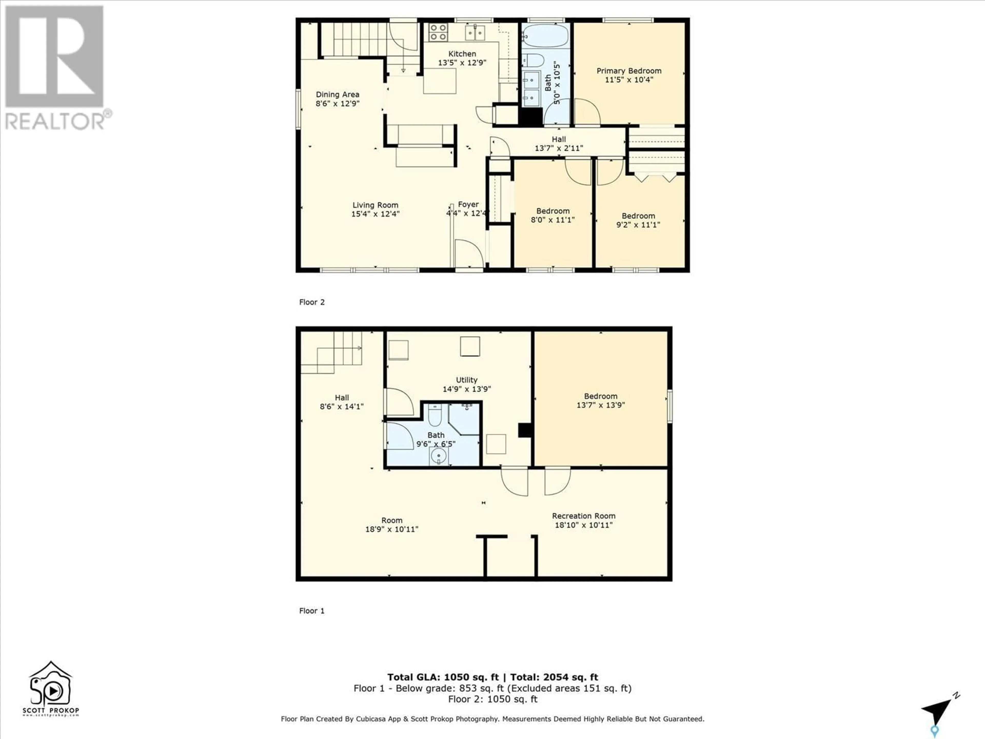 Floor plan for 2306 EASTHILL, Saskatoon Saskatchewan S7J3E5