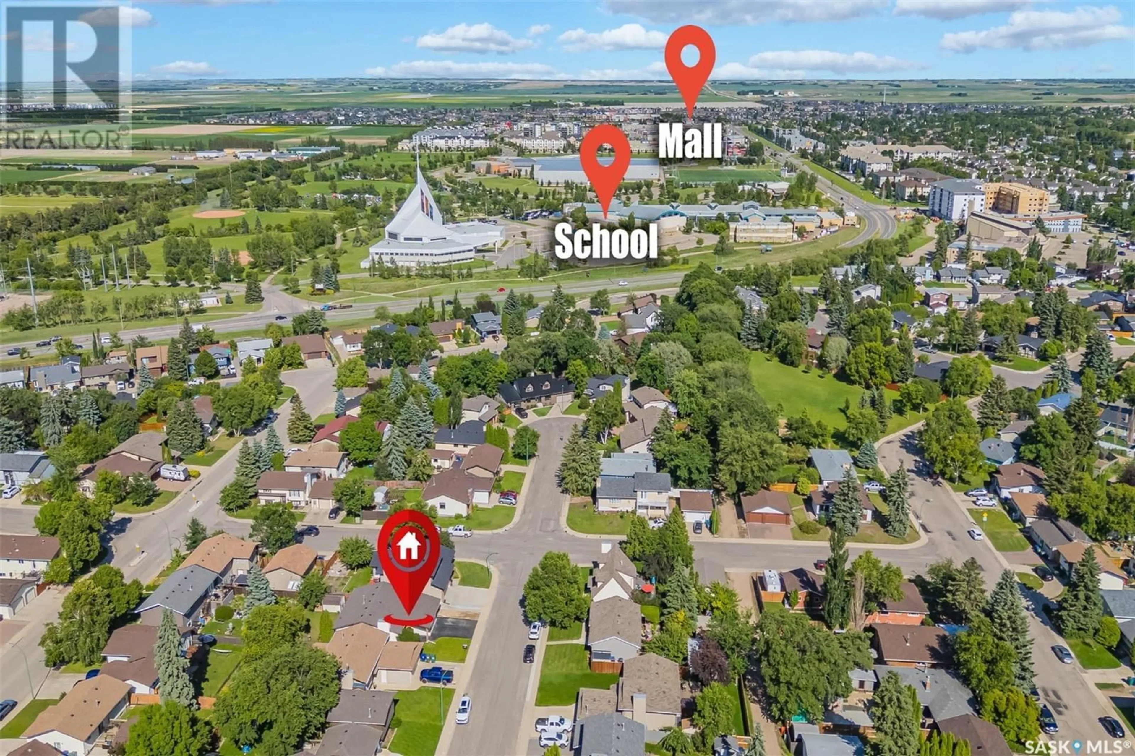 Picture of a map for 150 BADGER STREET, Saskatoon Saskatchewan S7N2X4