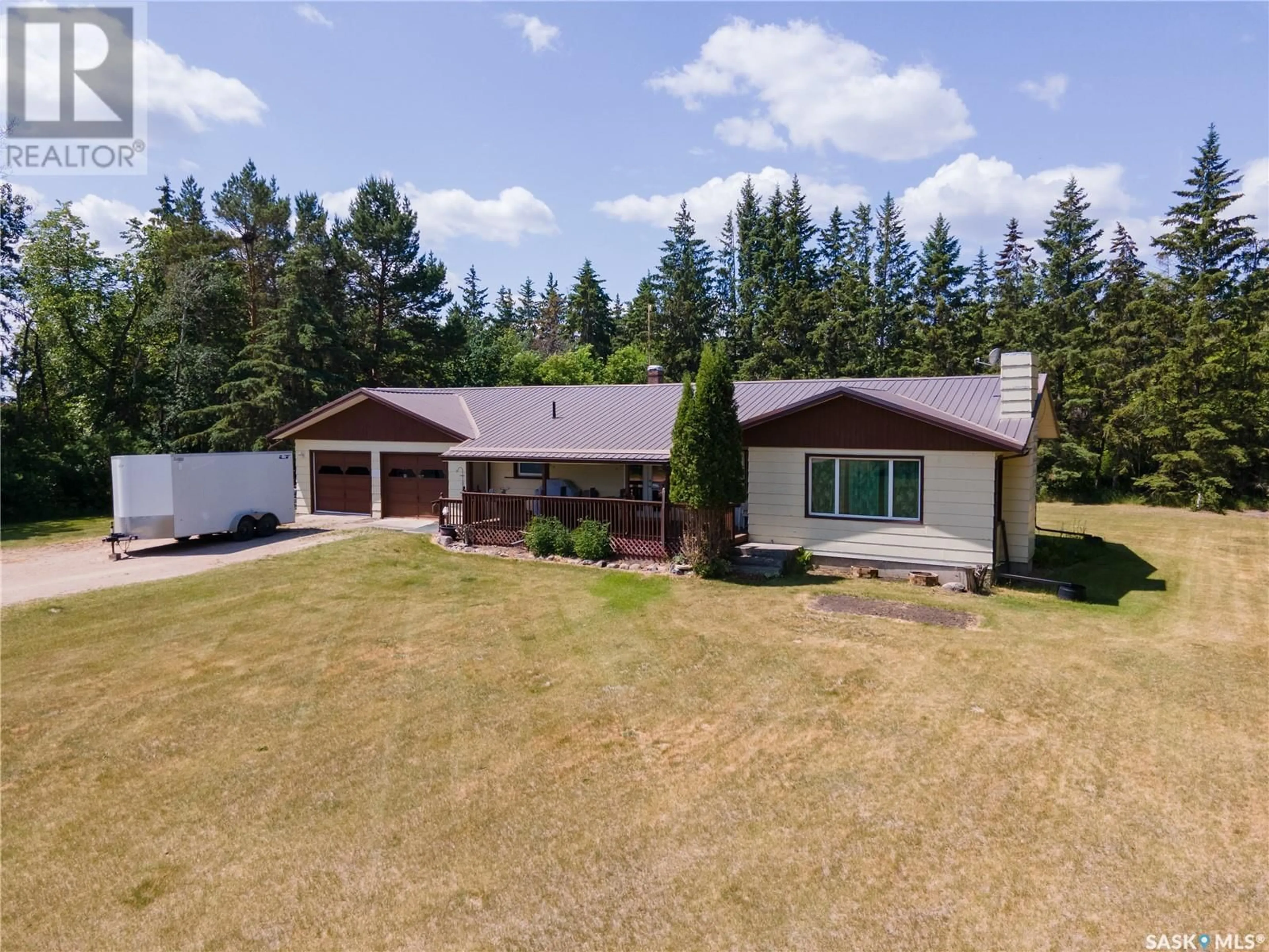 A pic from outside/outdoor area/front of a property/back of a property/a pic from drone, unknown for KD ACREAGE, Good Lake Rm No. 274 Saskatchewan S0A0L0