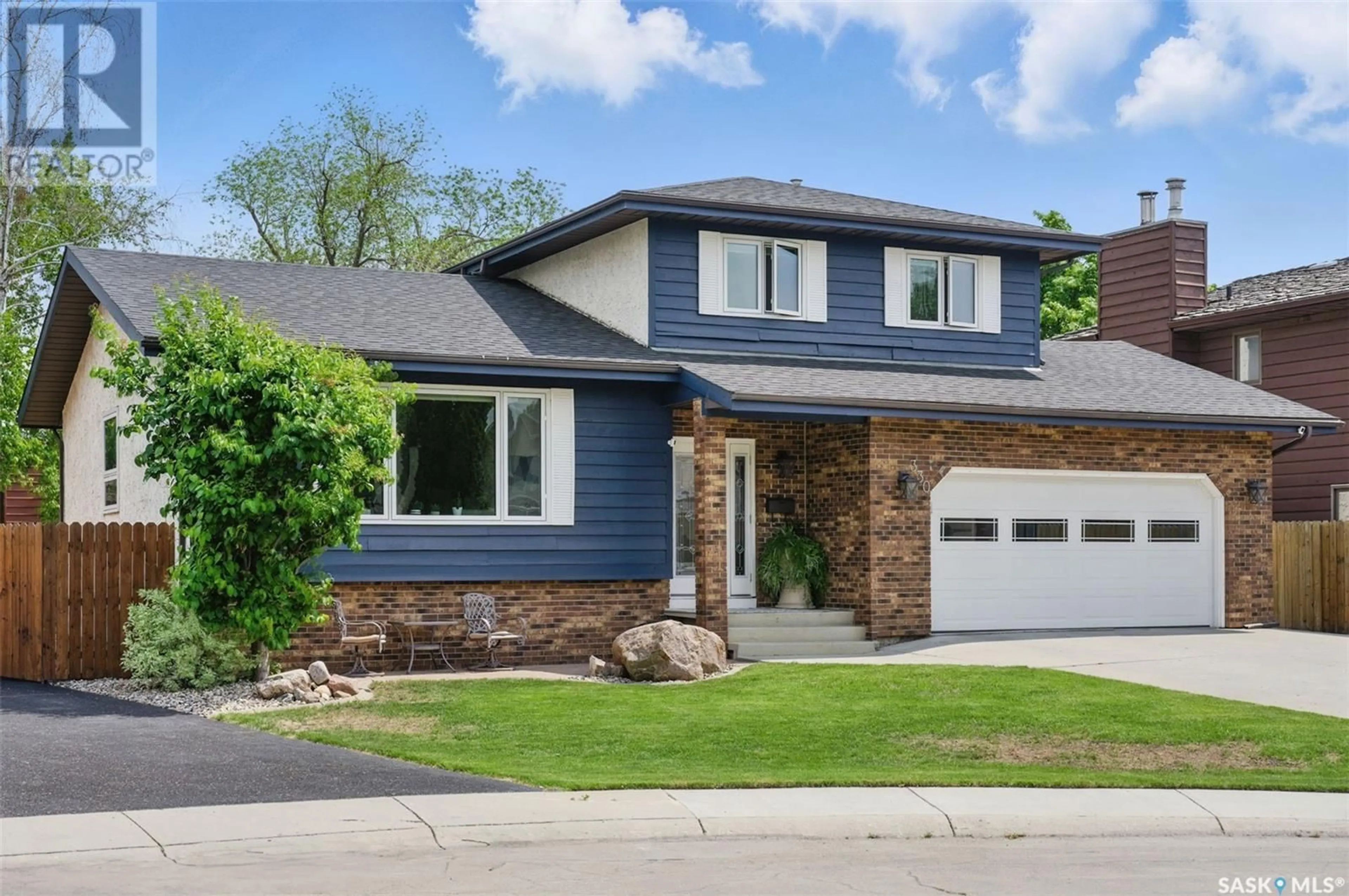Home with brick exterior material, street for 330 NOKOMIS PLACE, Saskatoon Saskatchewan S7K5E2
