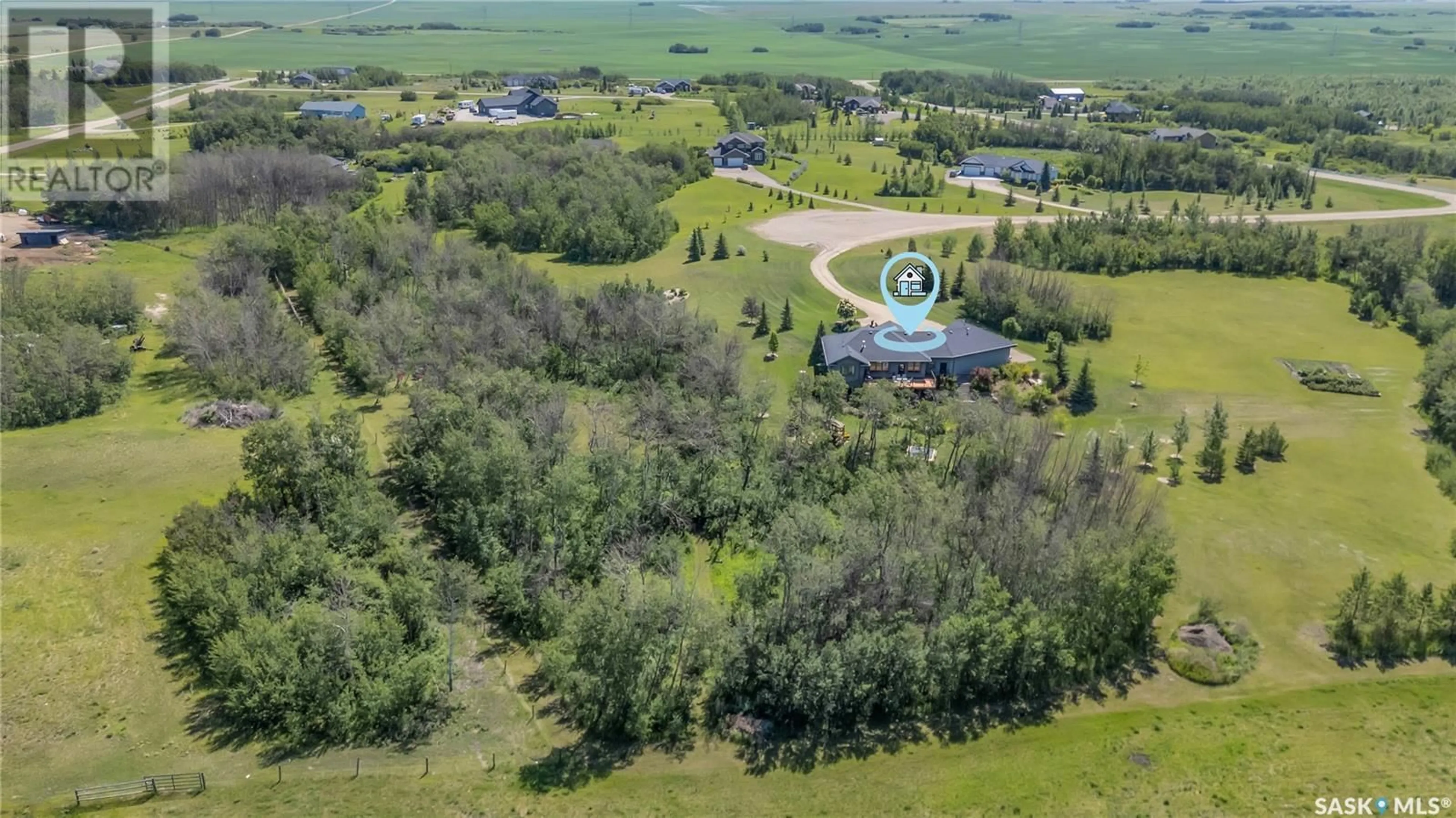 A pic from outside/outdoor area/front of a property/back of a property/a pic from drone, unknown for 104 POPLAR PLACE, Aberdeen Rm No. 373 Saskatchewan S7A0A1