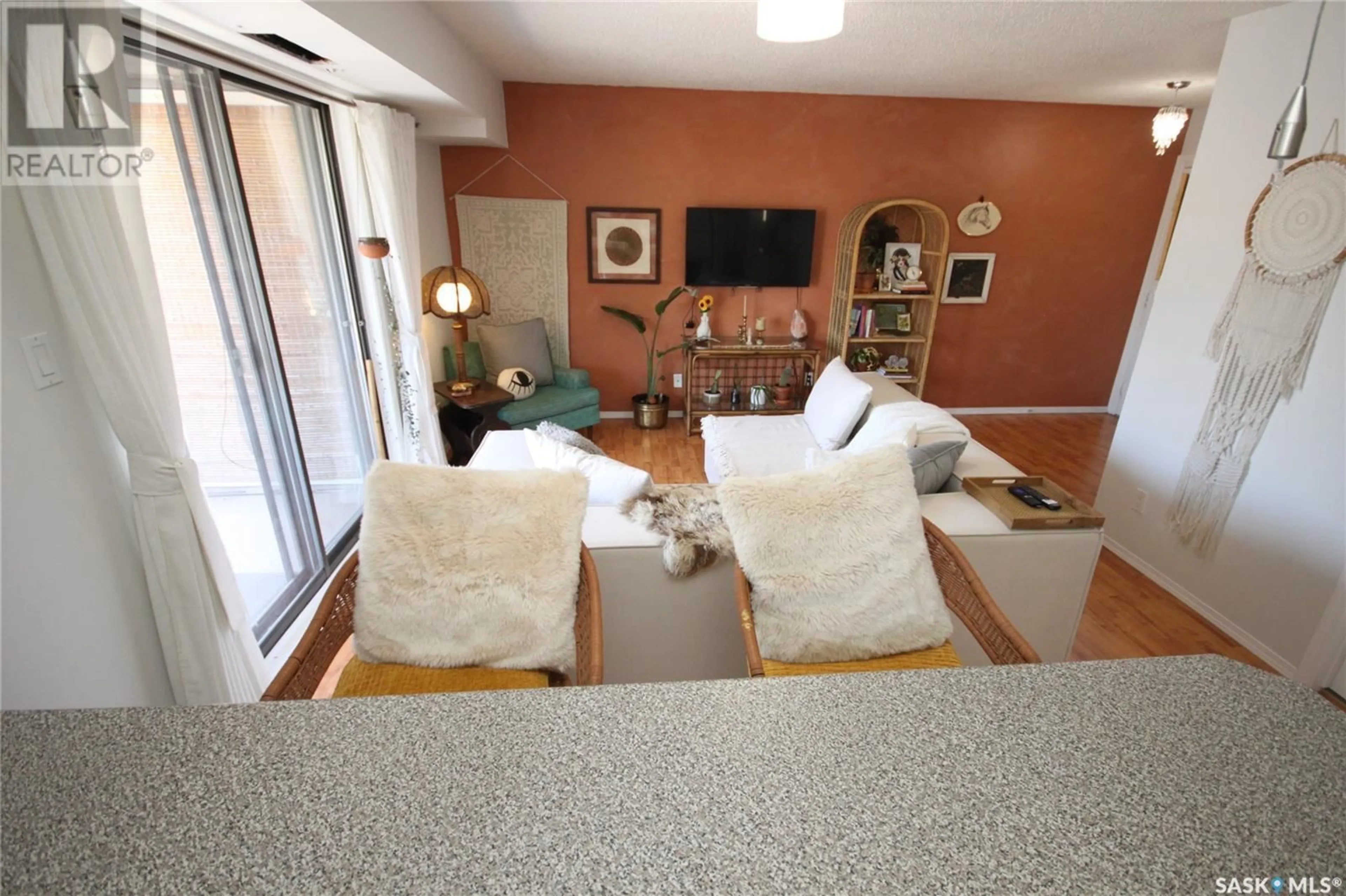 Living room with furniture, unknown for 217 - 2315 MCINTYRE STREET, Regina Saskatchewan S4P3Y8
