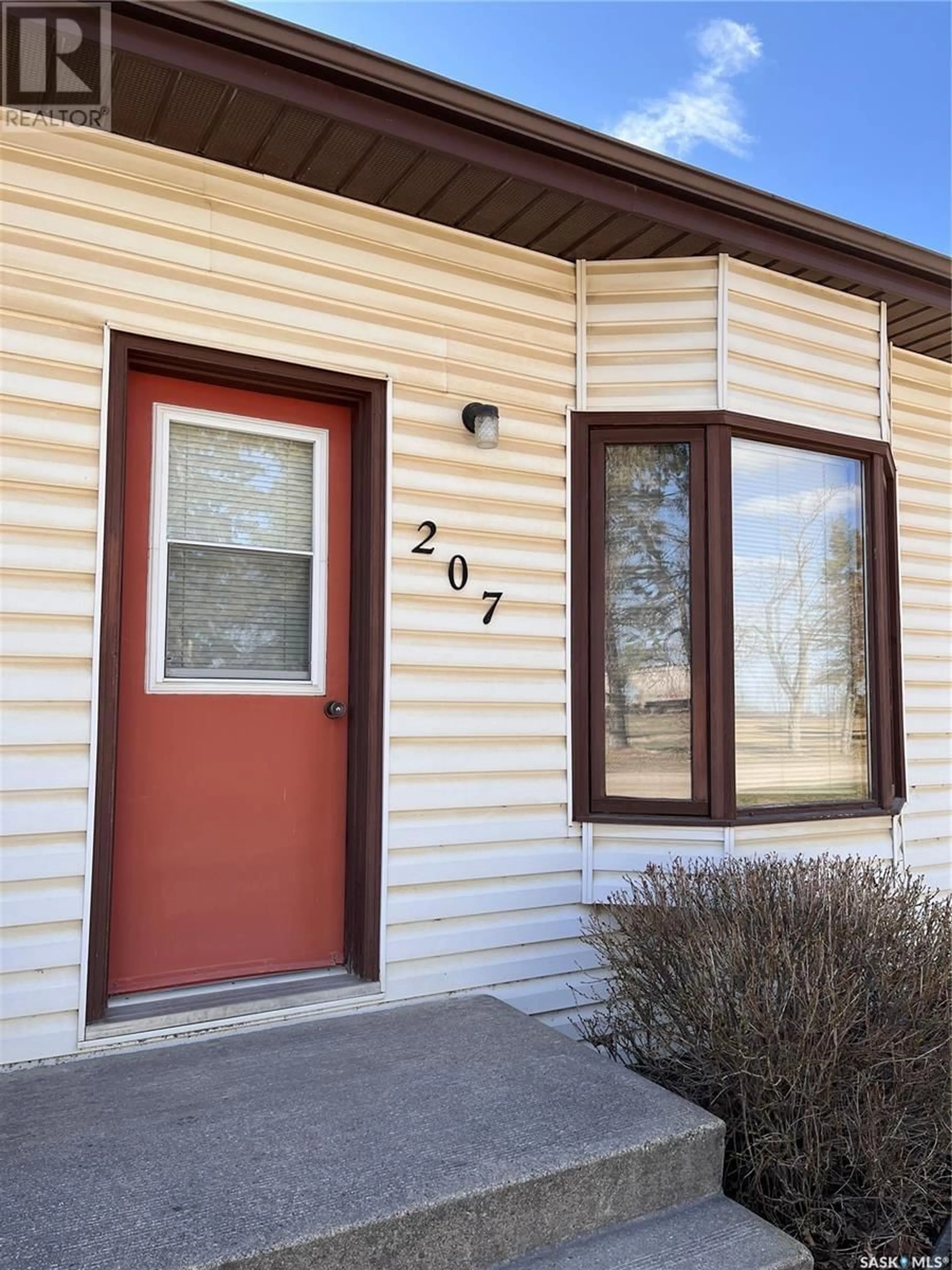 Home with vinyl exterior material, street for 207 RAILWAY AVENUE, White Fox Saskatchewan S0J3B0