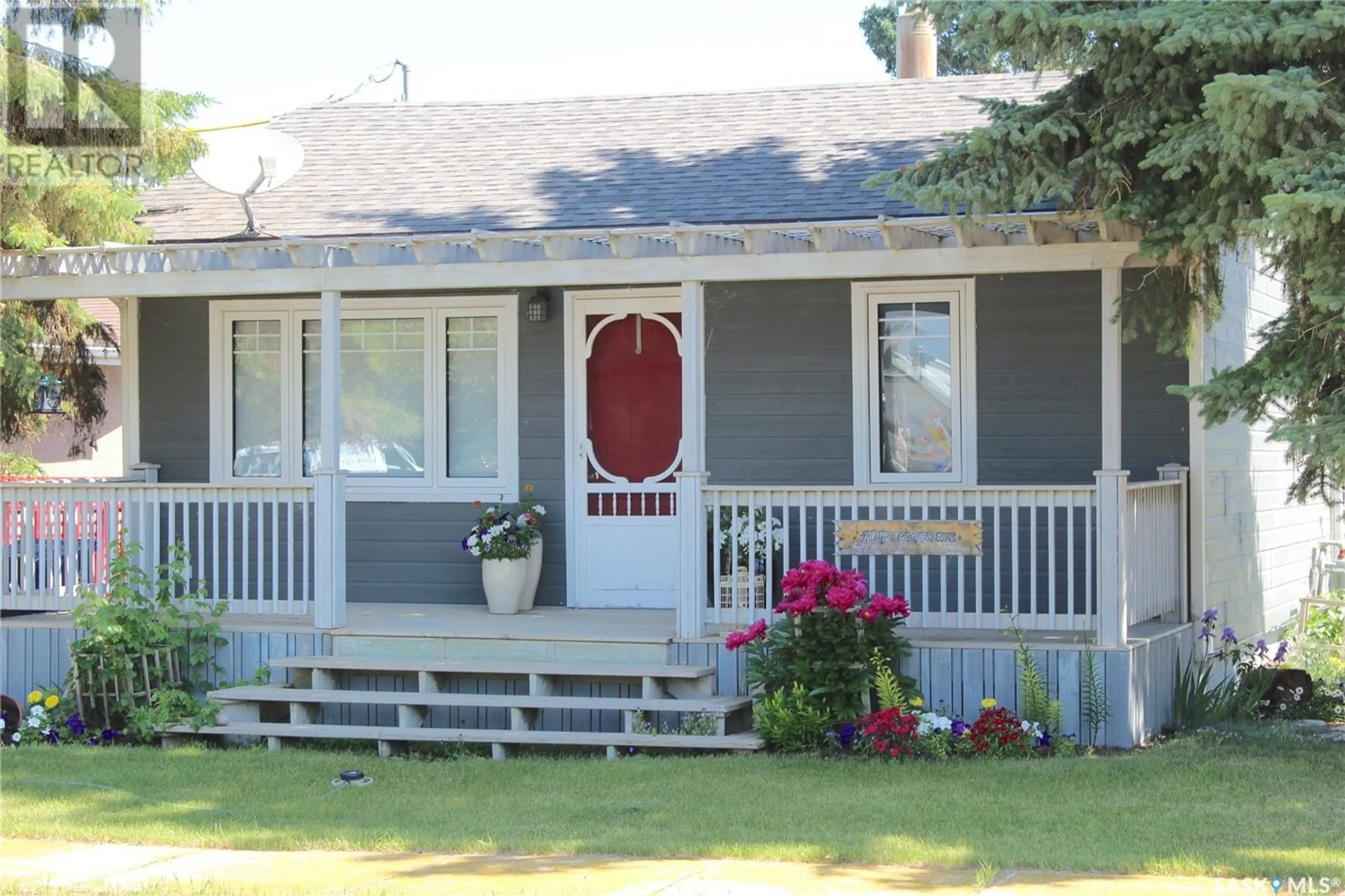 Home with vinyl exterior material, street for 101 GLASGOW AVENUE, Saltcoats Saskatchewan S0A3R0