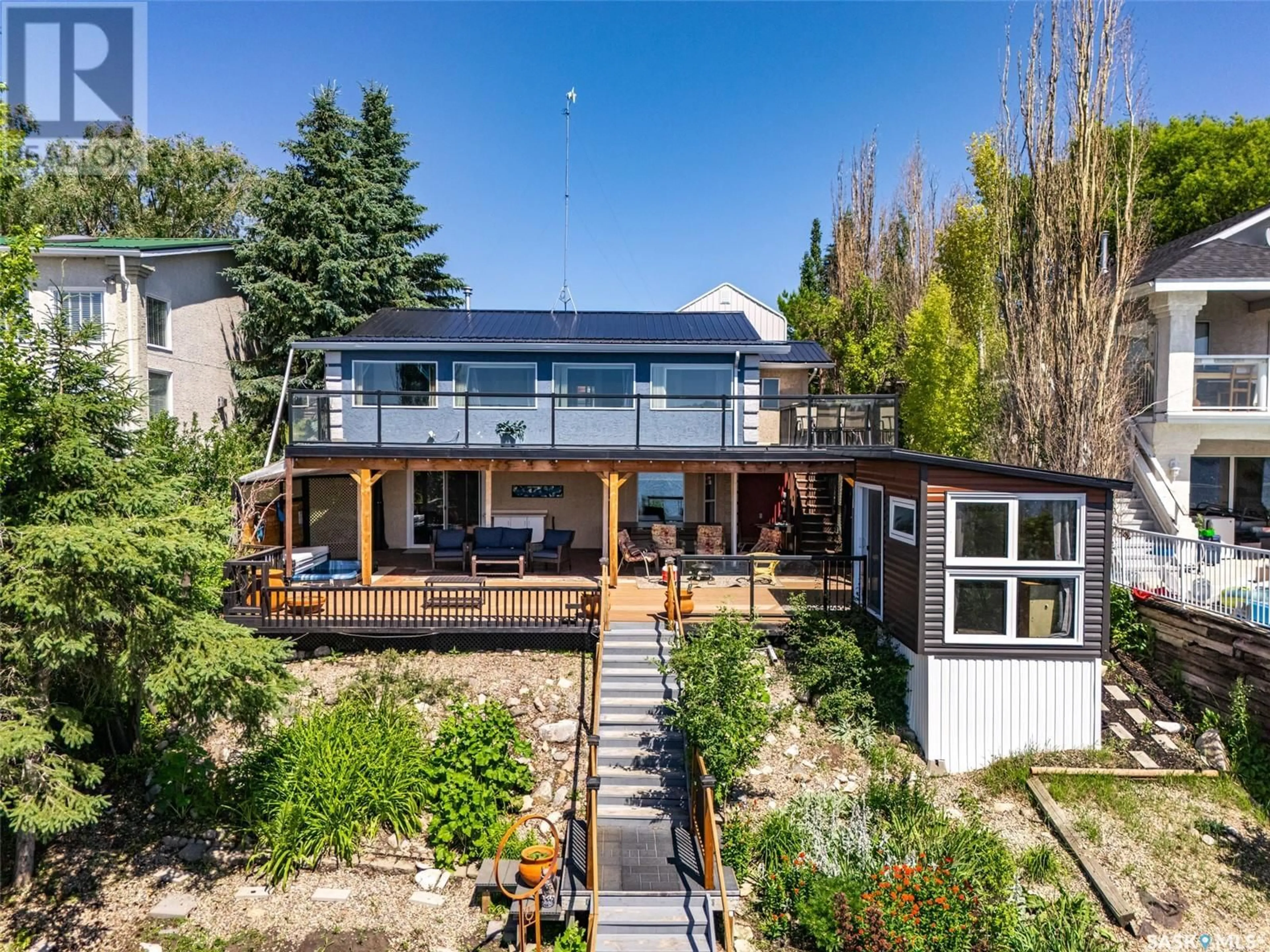 A pic from outside/outdoor area/front of a property/back of a property/a pic from drone, unknown for 5703 NELSON BEACH DR, Hoodoo Rm No. 401 Saskatchewan S0K4P0