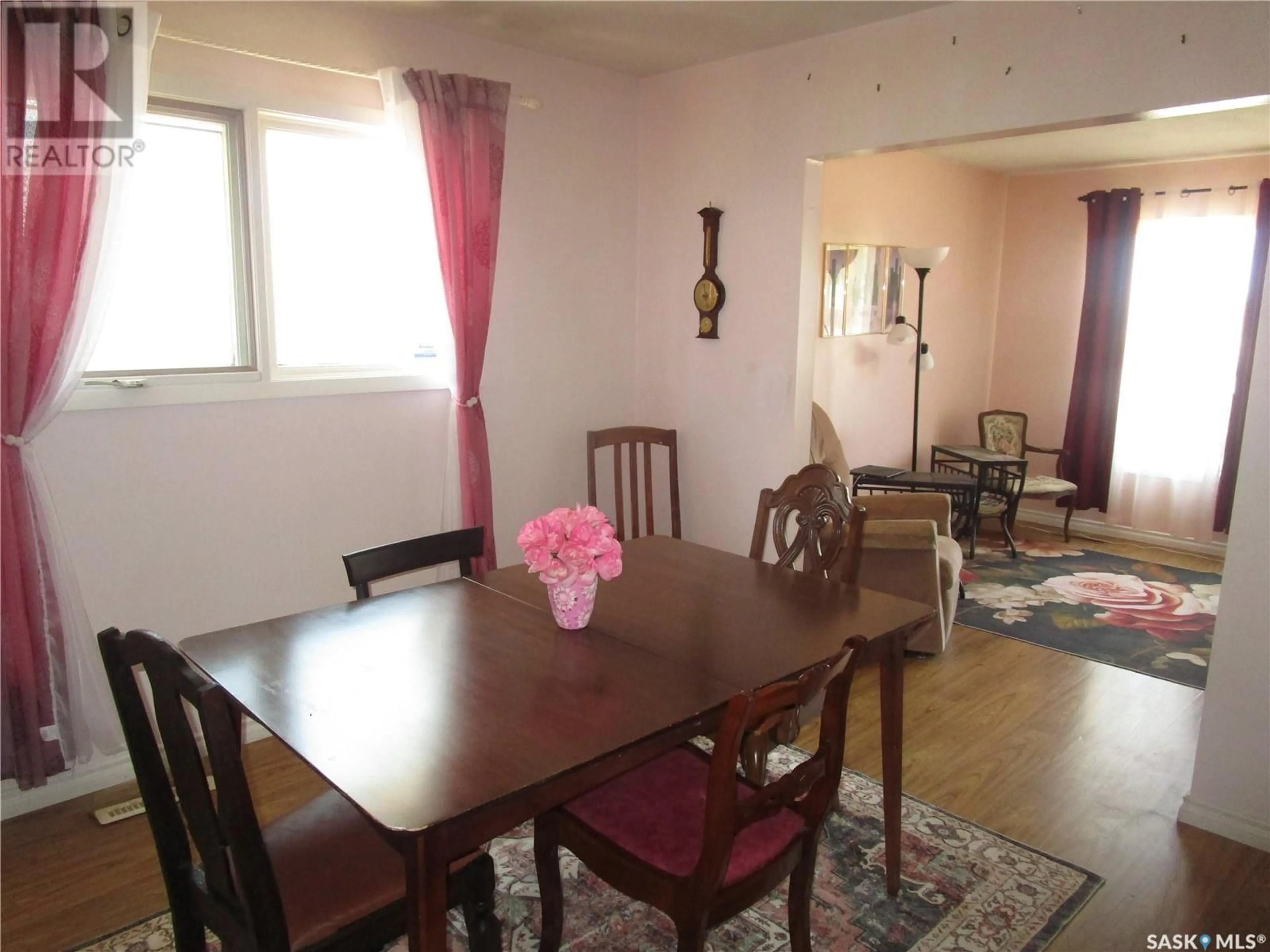 Dining room, wood/laminate floor for 241 DOMINION ROAD, Assiniboia Saskatchewan S0H0B0