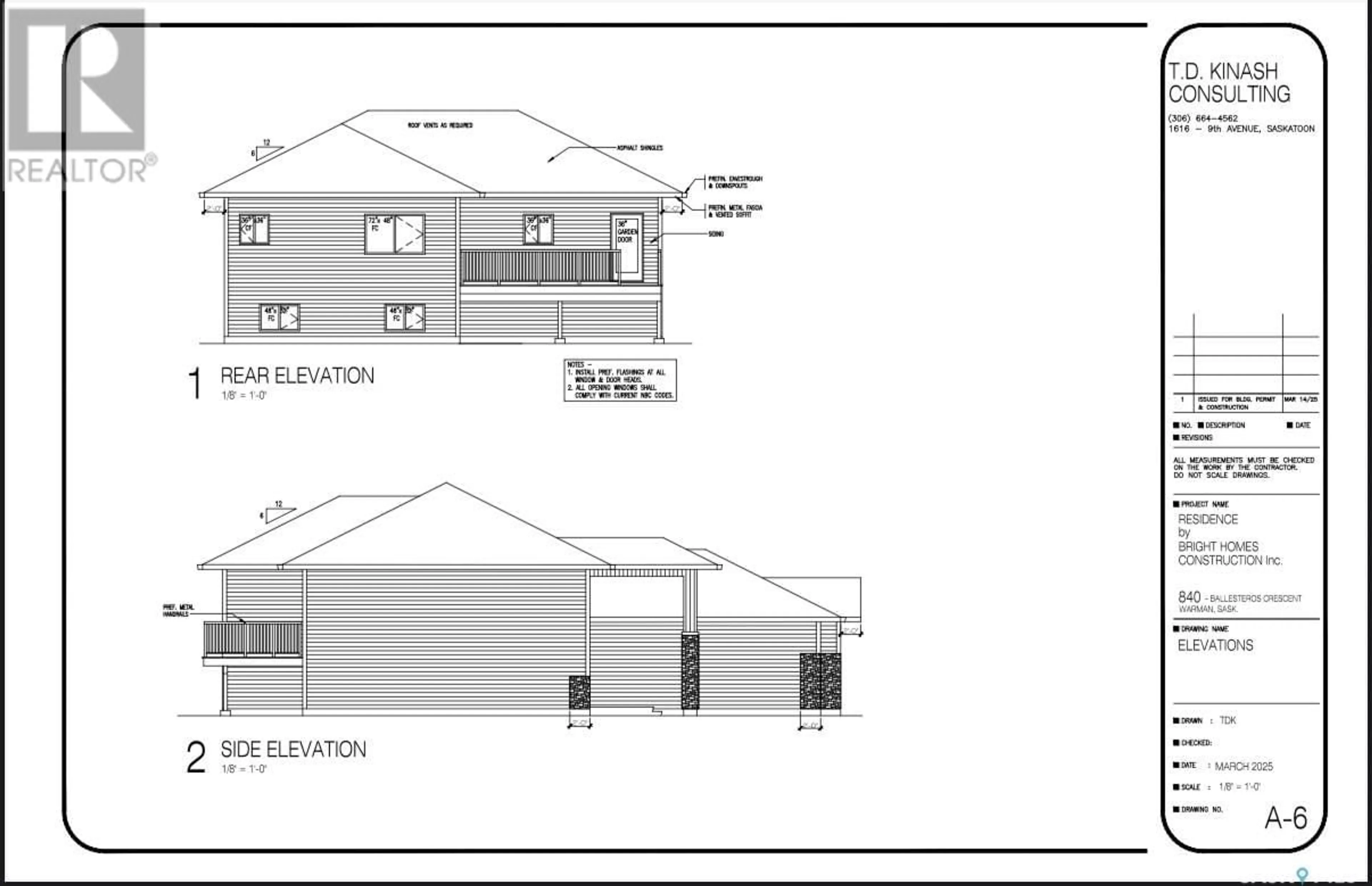 Floor plan for 840 BALLESTEROS CRESCENT, Warman Saskatchewan S0K4S4
