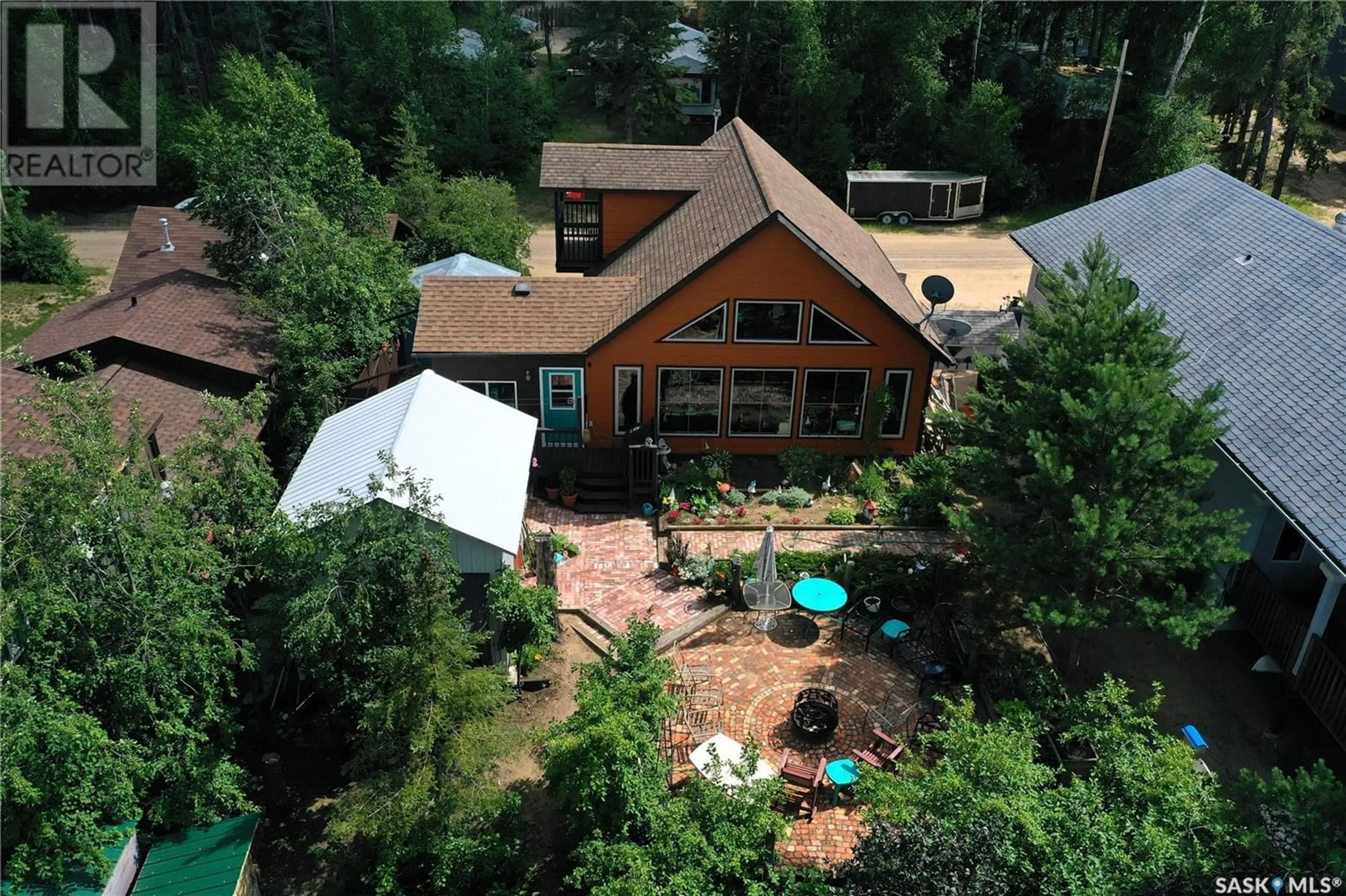 A pic from outside/outdoor area/front of a property/back of a property/a pic from drone, unknown for 621 PINE DRIVE, Tobin Lake Saskatchewan S0E1E0