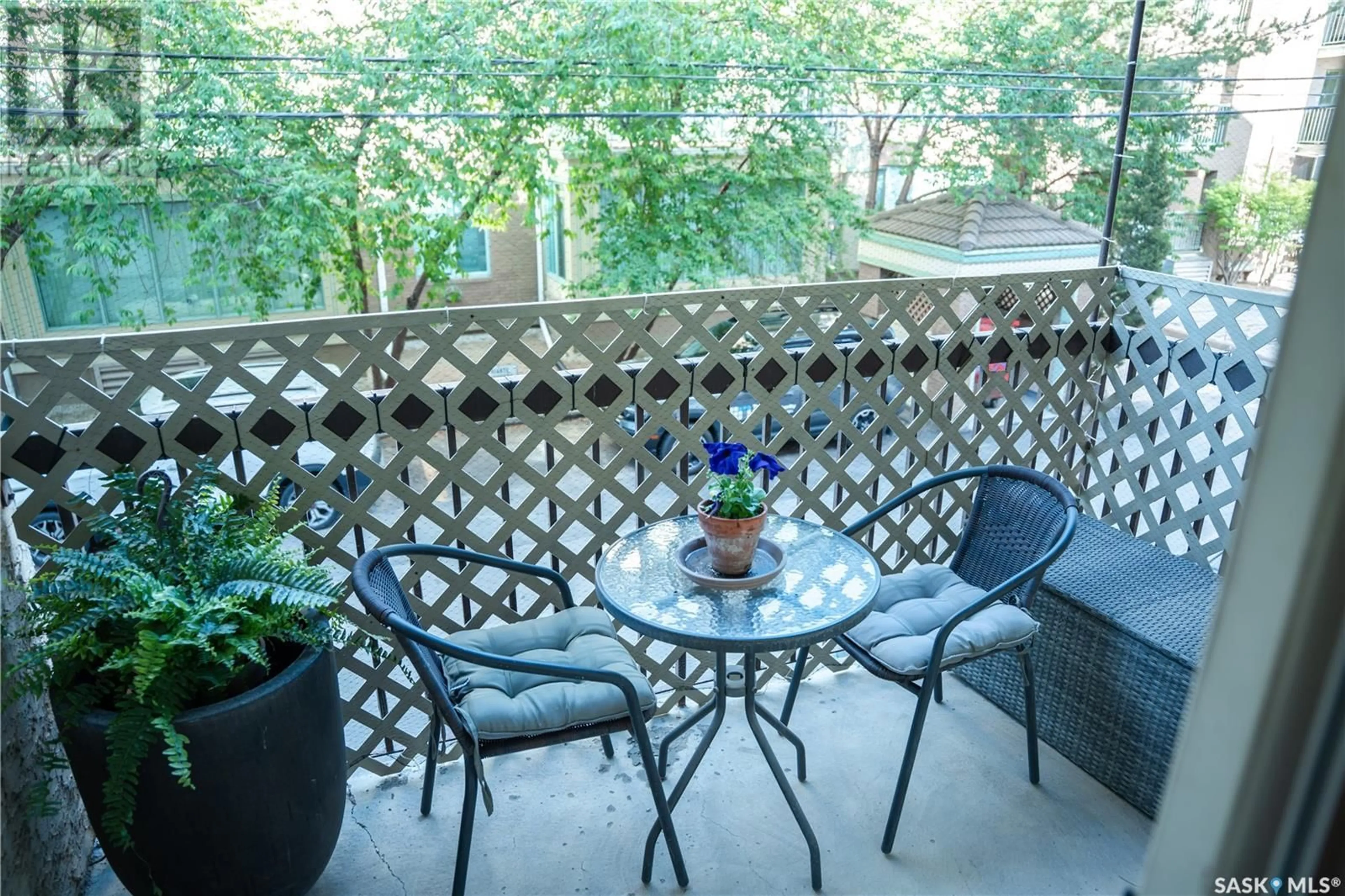 Balcony in the apartment, unknown for 103 - 2237 MCINTYRE STREET, Regina Saskatchewan S4P2S1