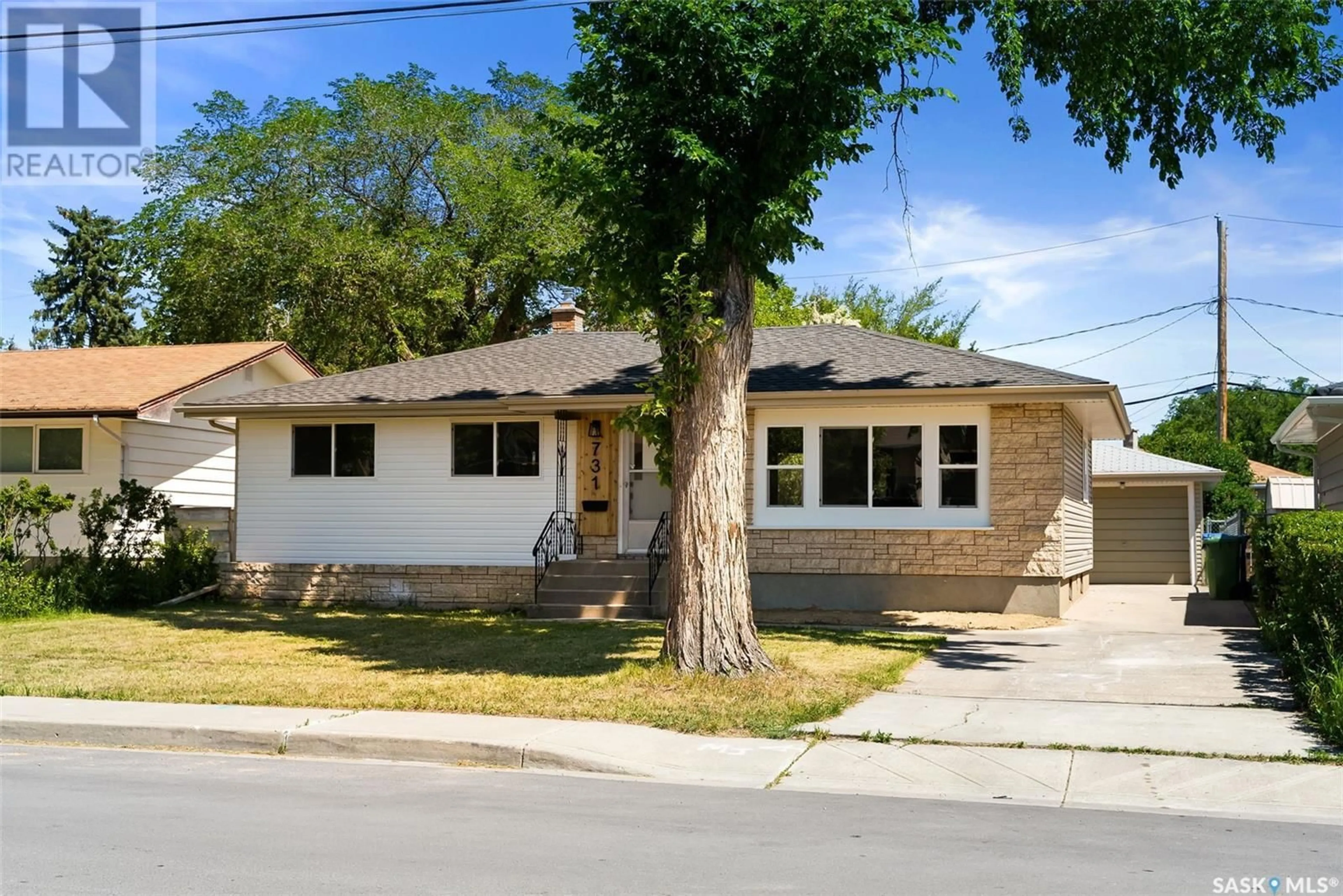 Home with brick exterior material, street for 731 CONNAUGHT STREET, Regina Saskatchewan S4T4S5
