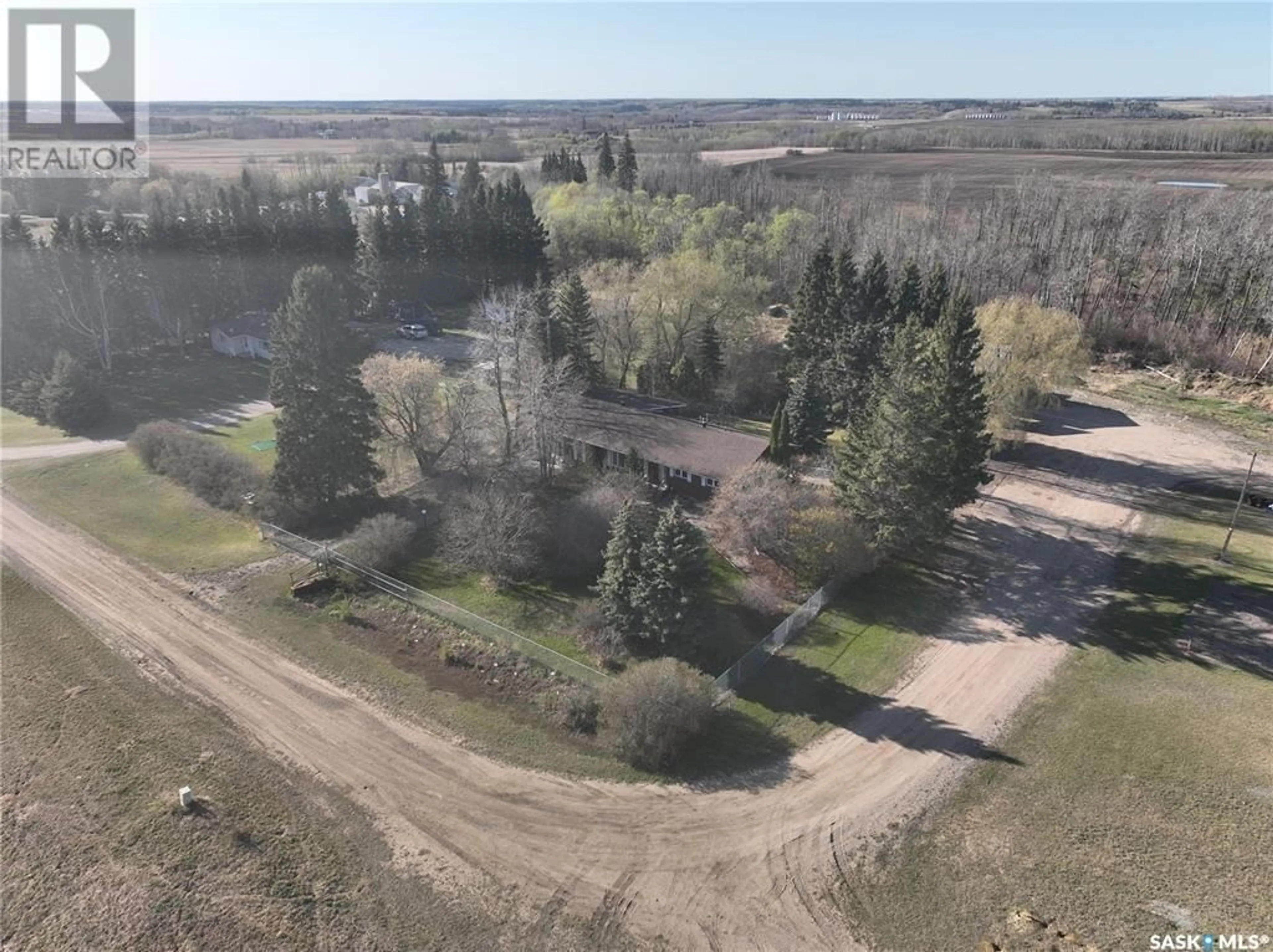 A pic from outside/outdoor area/front of a property/back of a property/a pic from drone, forest/trees view for SHELLBROOK ACREAGE, Shellbrook Rm No. 493 Saskatchewan S0J2E0