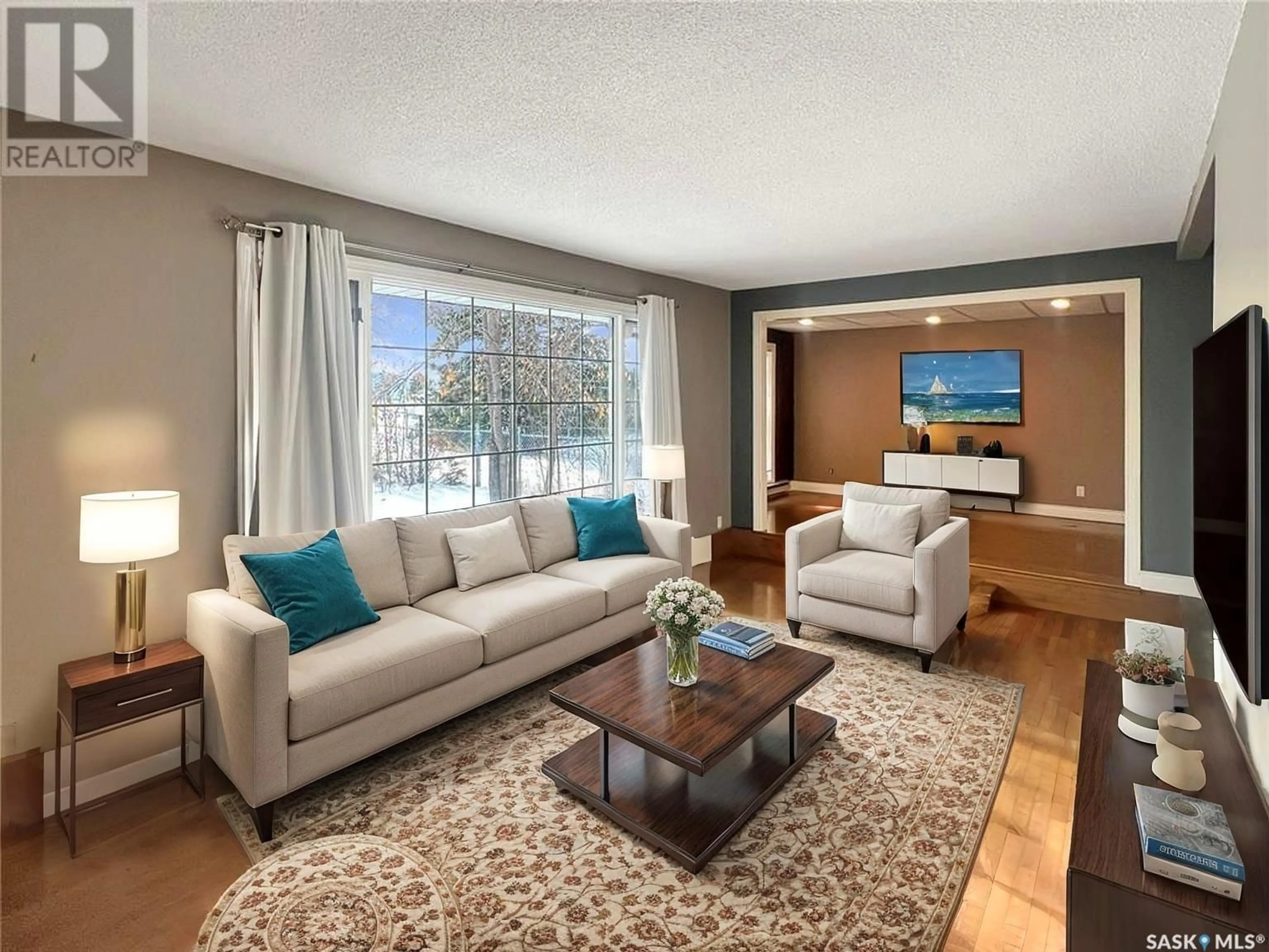 Living room with furniture, unknown for SHELLBROOK ACREAGE, Shellbrook Rm No. 493 Saskatchewan S0J2E0