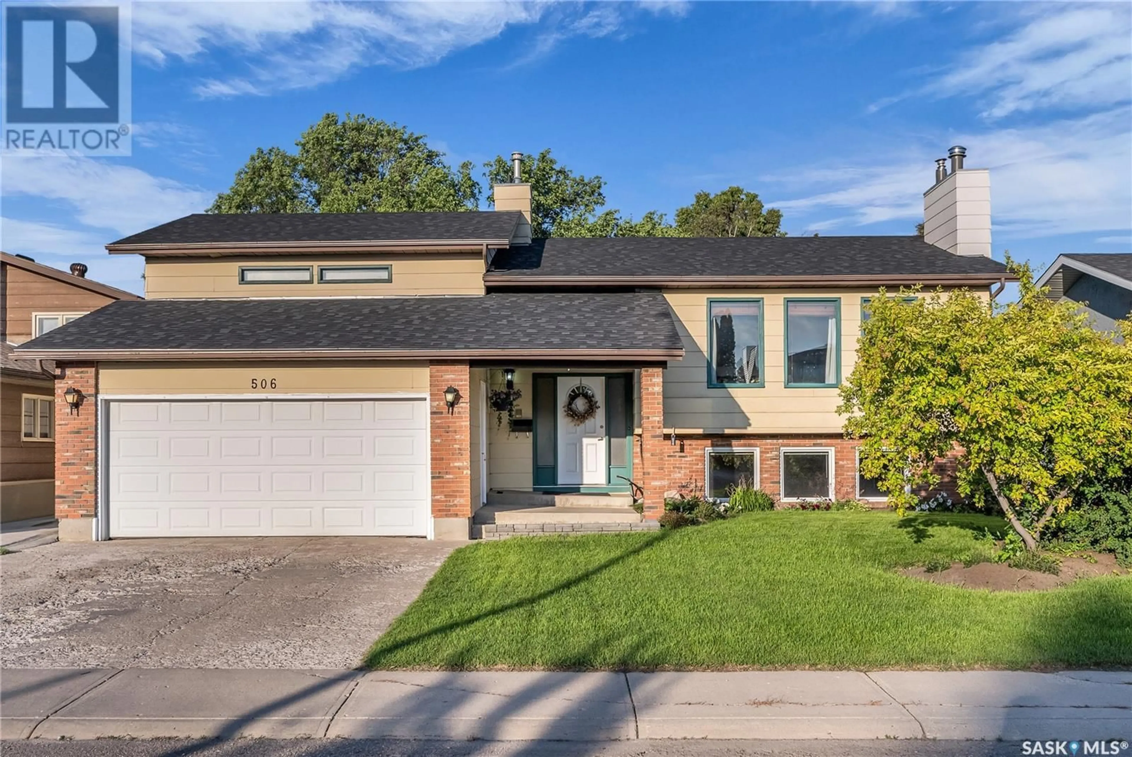 Home with brick exterior material, street for 506 PERREAULT WAY, Saskatoon Saskatchewan S7K6B8