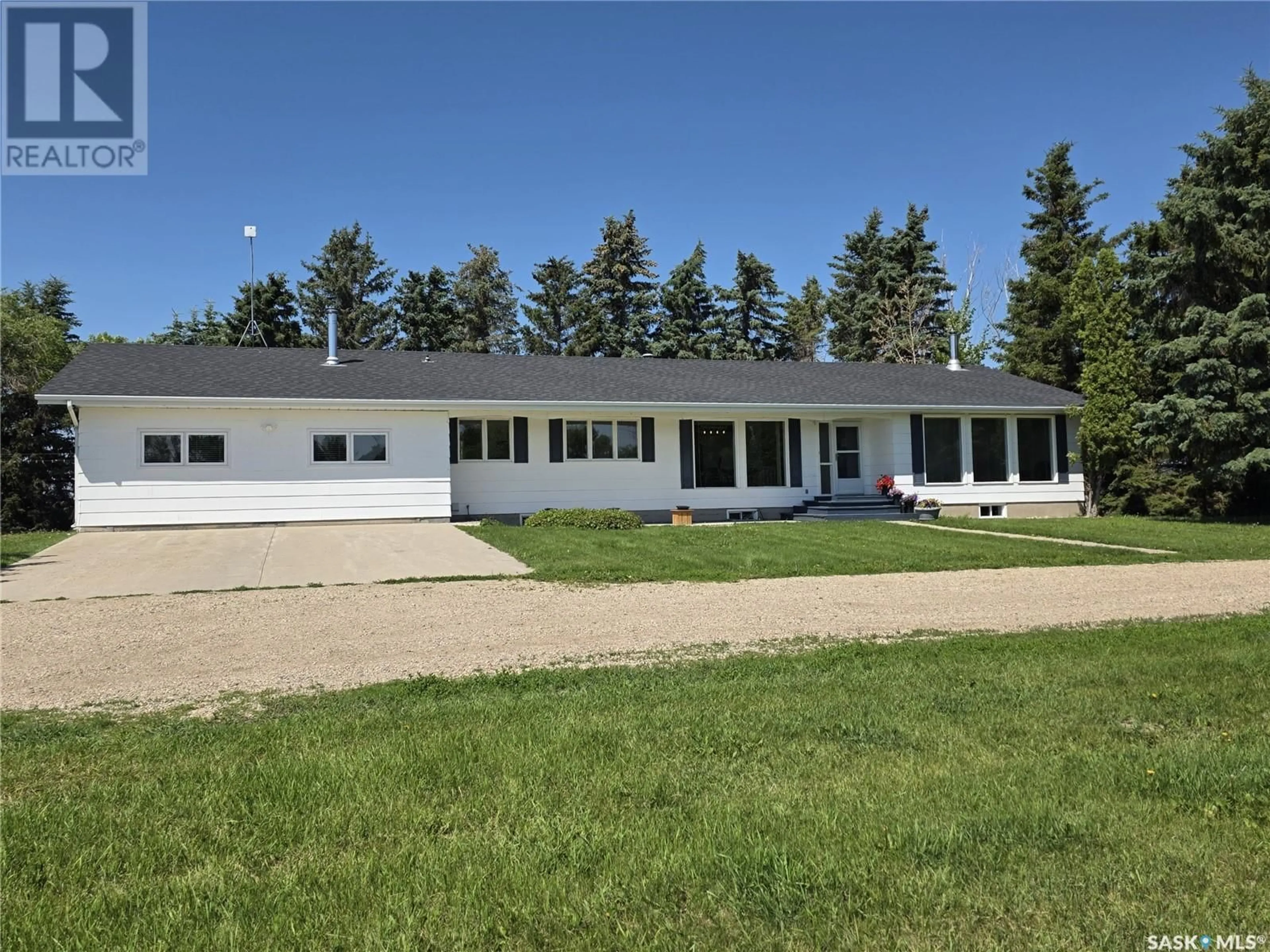 A pic from outside/outdoor area/front of a property/back of a property/a pic from drone, unknown for KENASTON ACREAGE, Mccraney Rm No. 282 Saskatchewan S0G2N0
