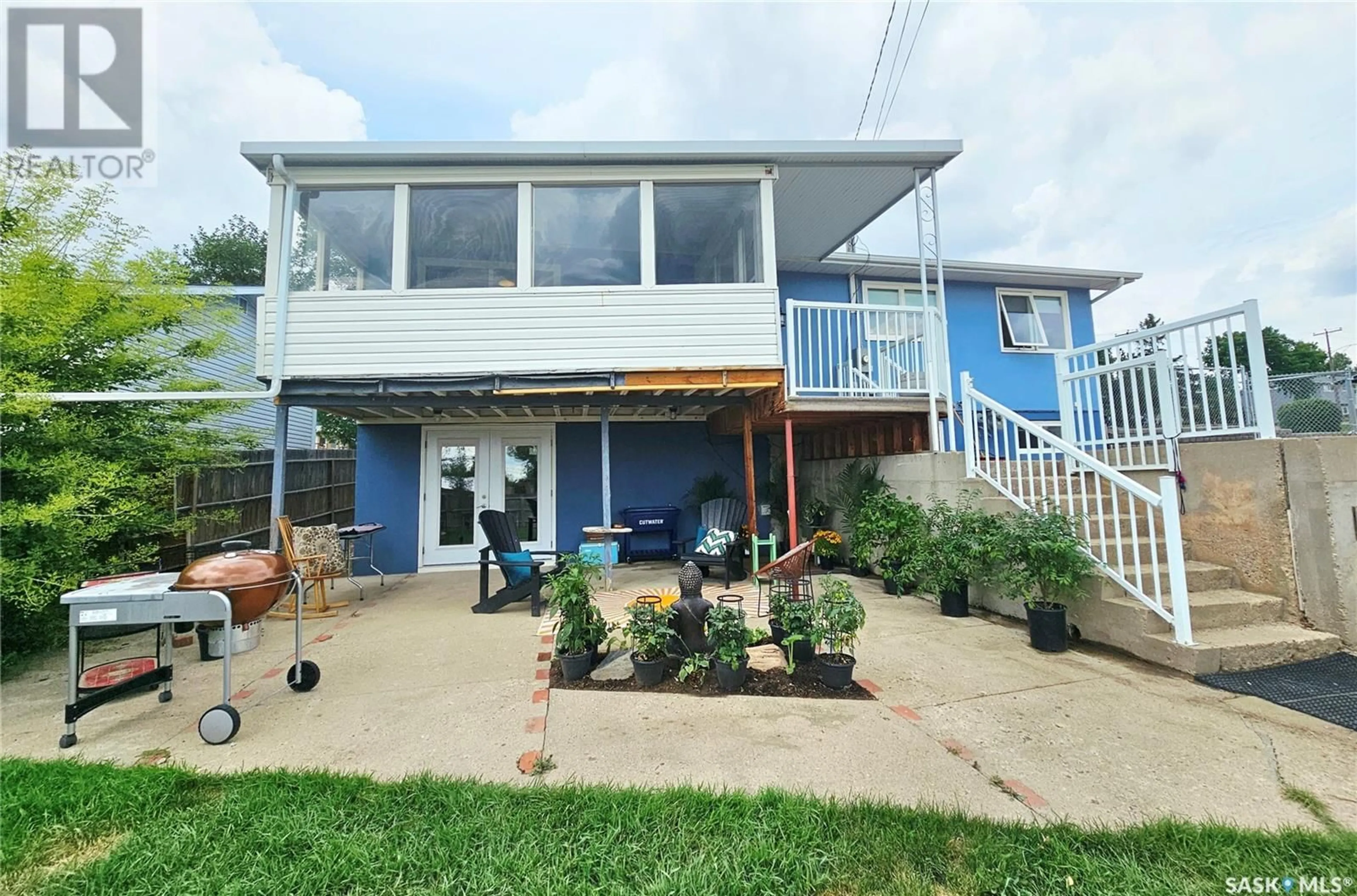 A pic from outside/outdoor area/front of a property/back of a property/a pic from drone, street for E - 1660 BELL STREET, Swift Current Saskatchewan S9H1S7