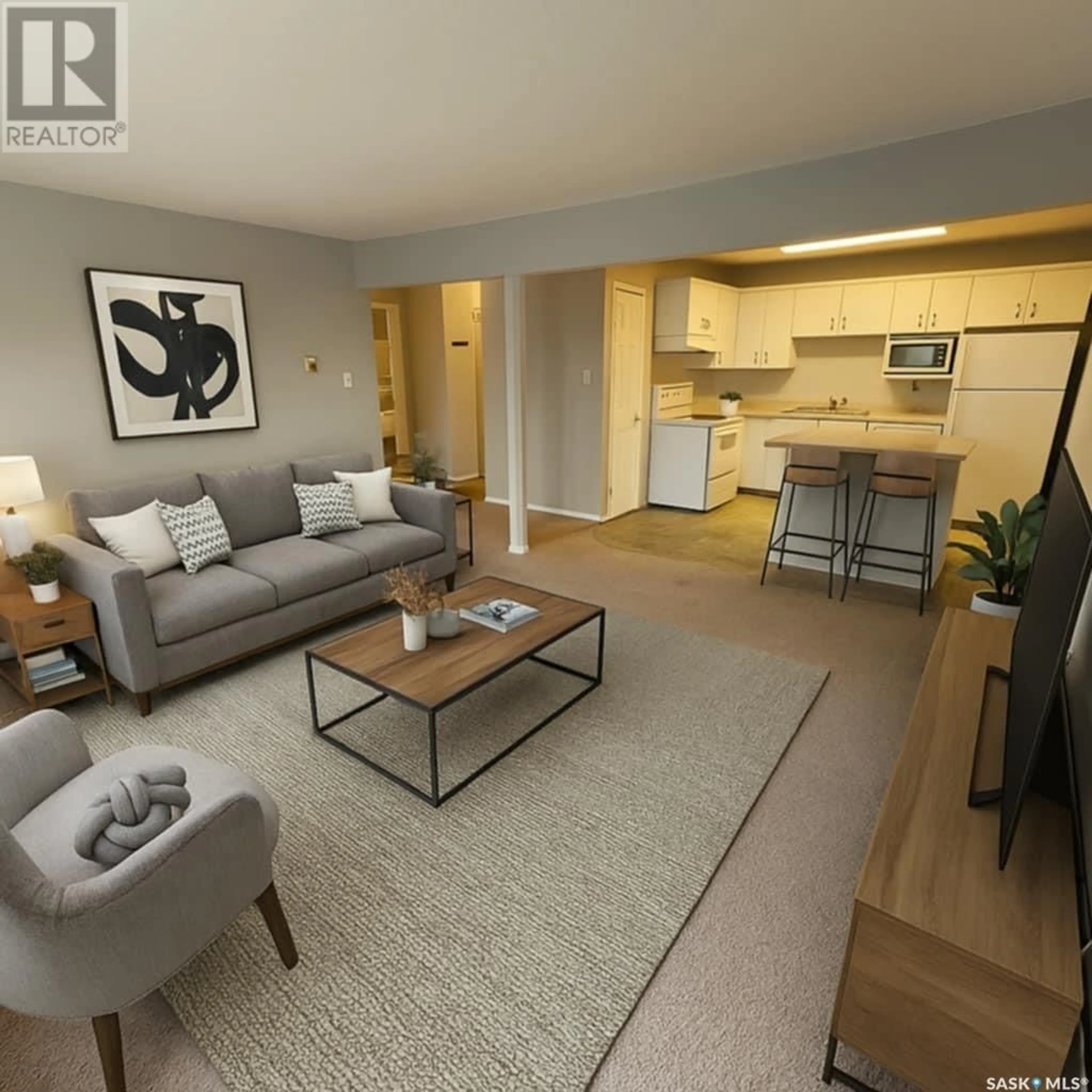 Living room with furniture, unknown for 16 365 ANGUS STREET, Regina Saskatchewan S4R3K7