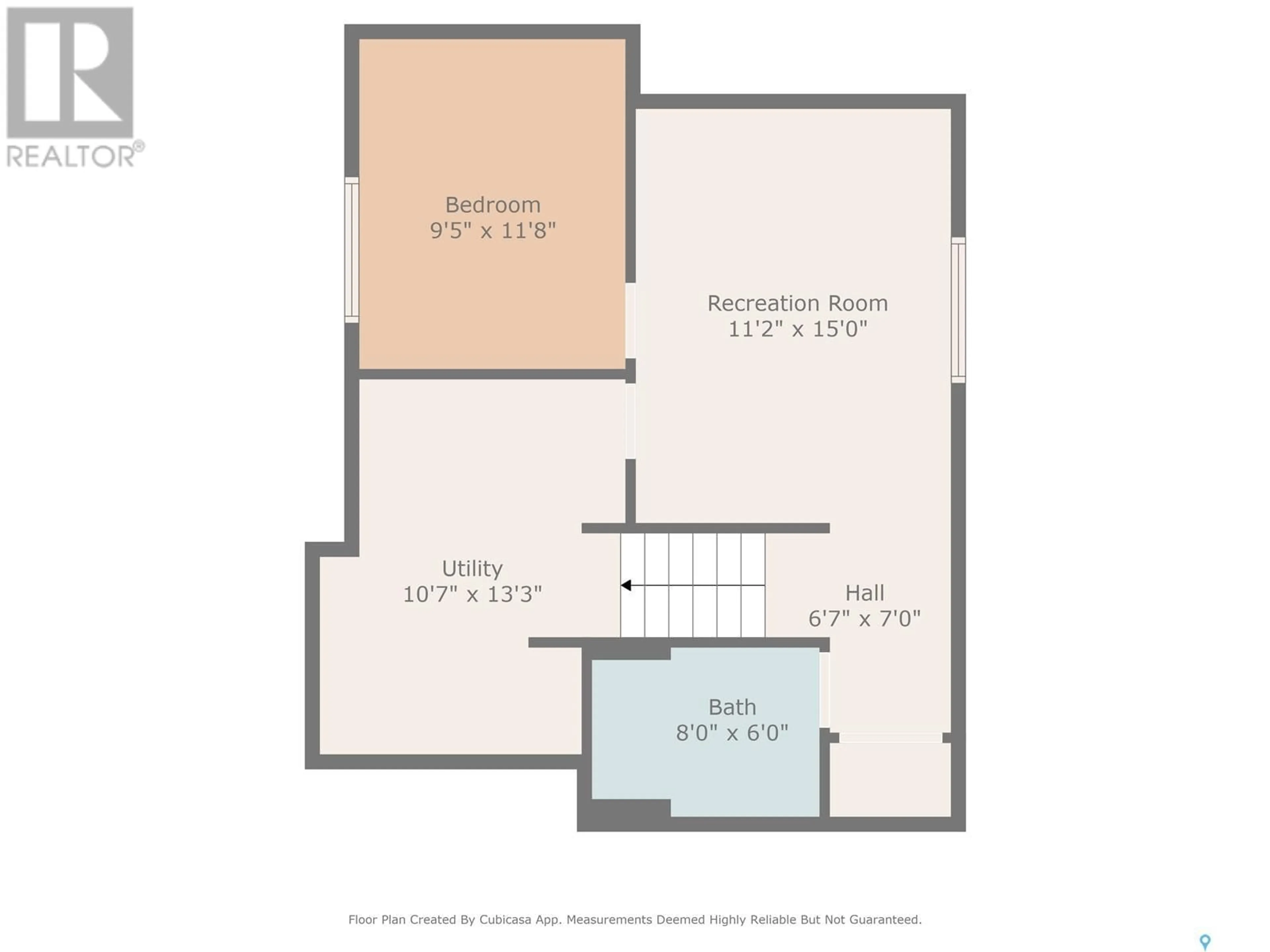 Floor plan for 222 LEWIN CRESCENT, Saskatoon Saskatchewan S7T0T3