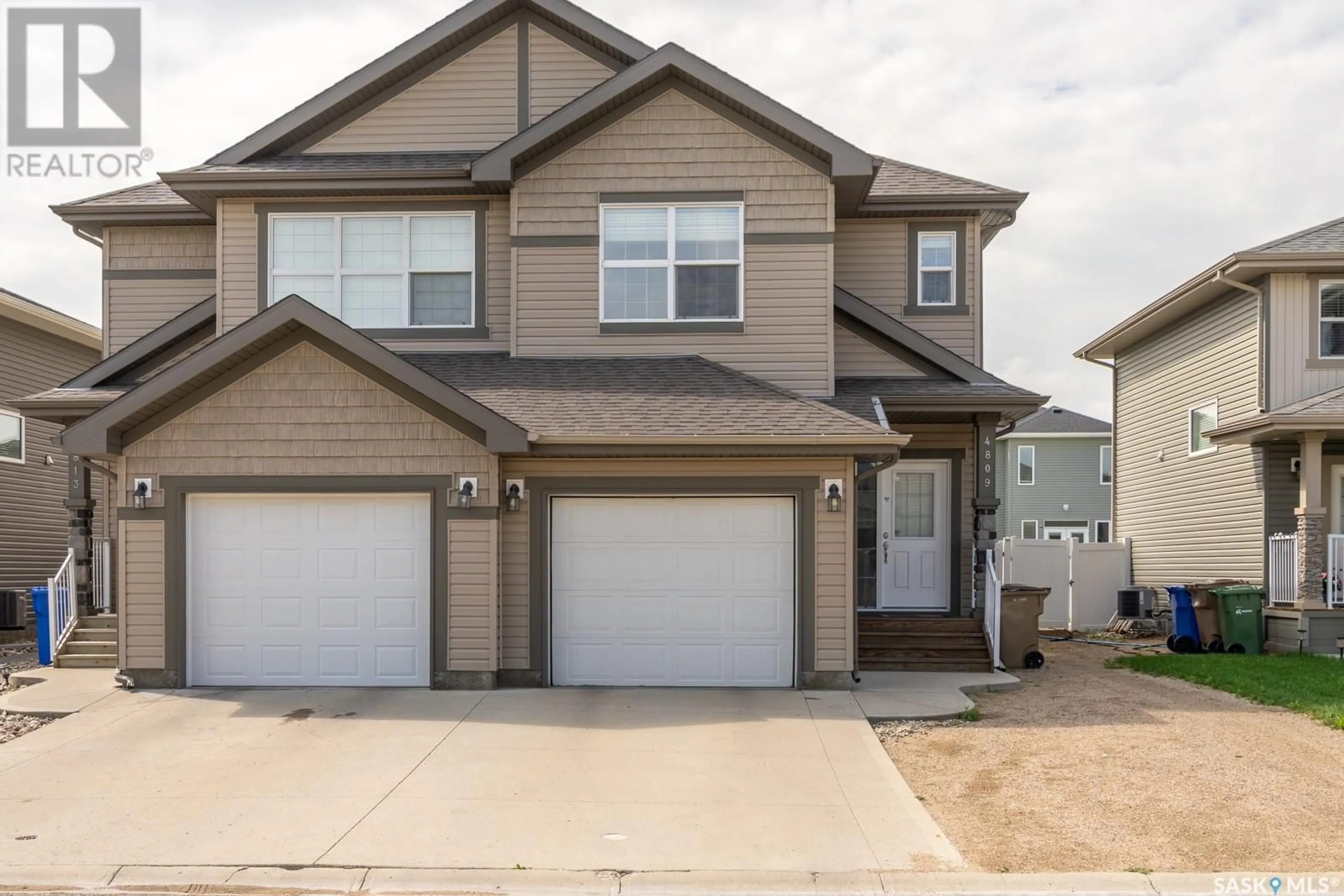 Home with vinyl exterior material, street for E - 4809 GREEN ROCK ROAD, Regina Saskatchewan S4V3L1