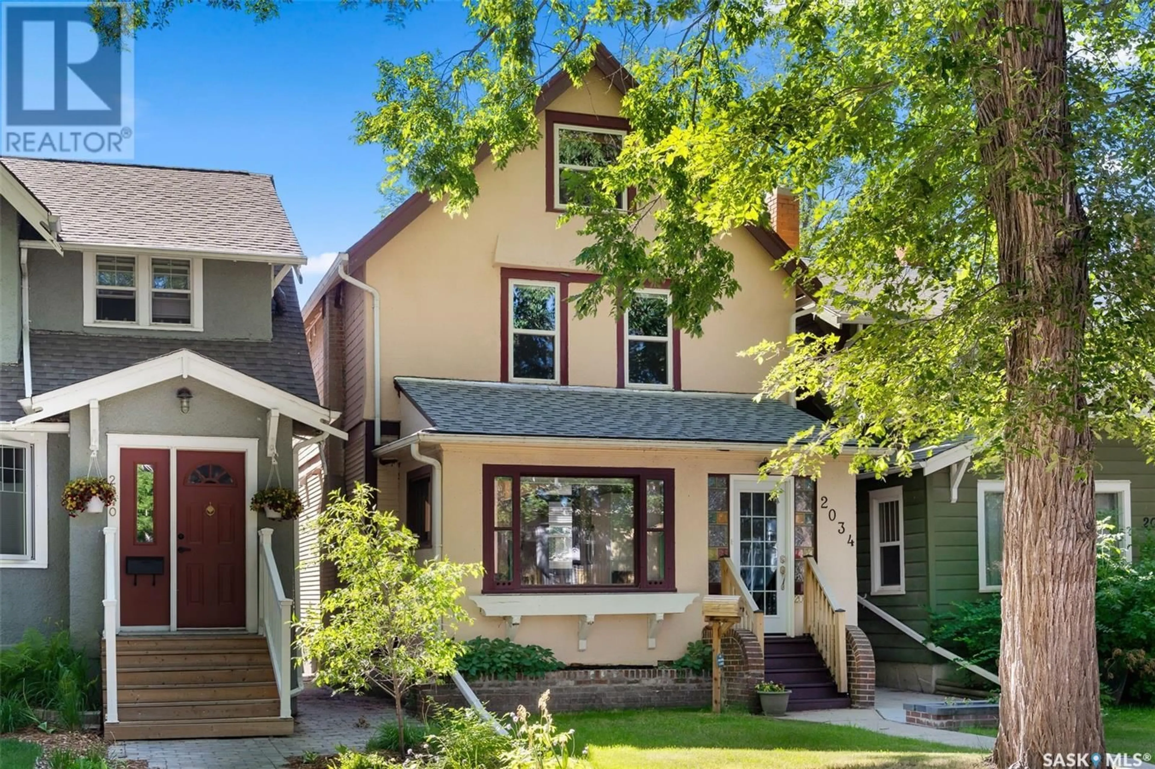 Home with brick exterior material, street for 2034 MONTAGUE STREET, Regina Saskatchewan S4T3J7
