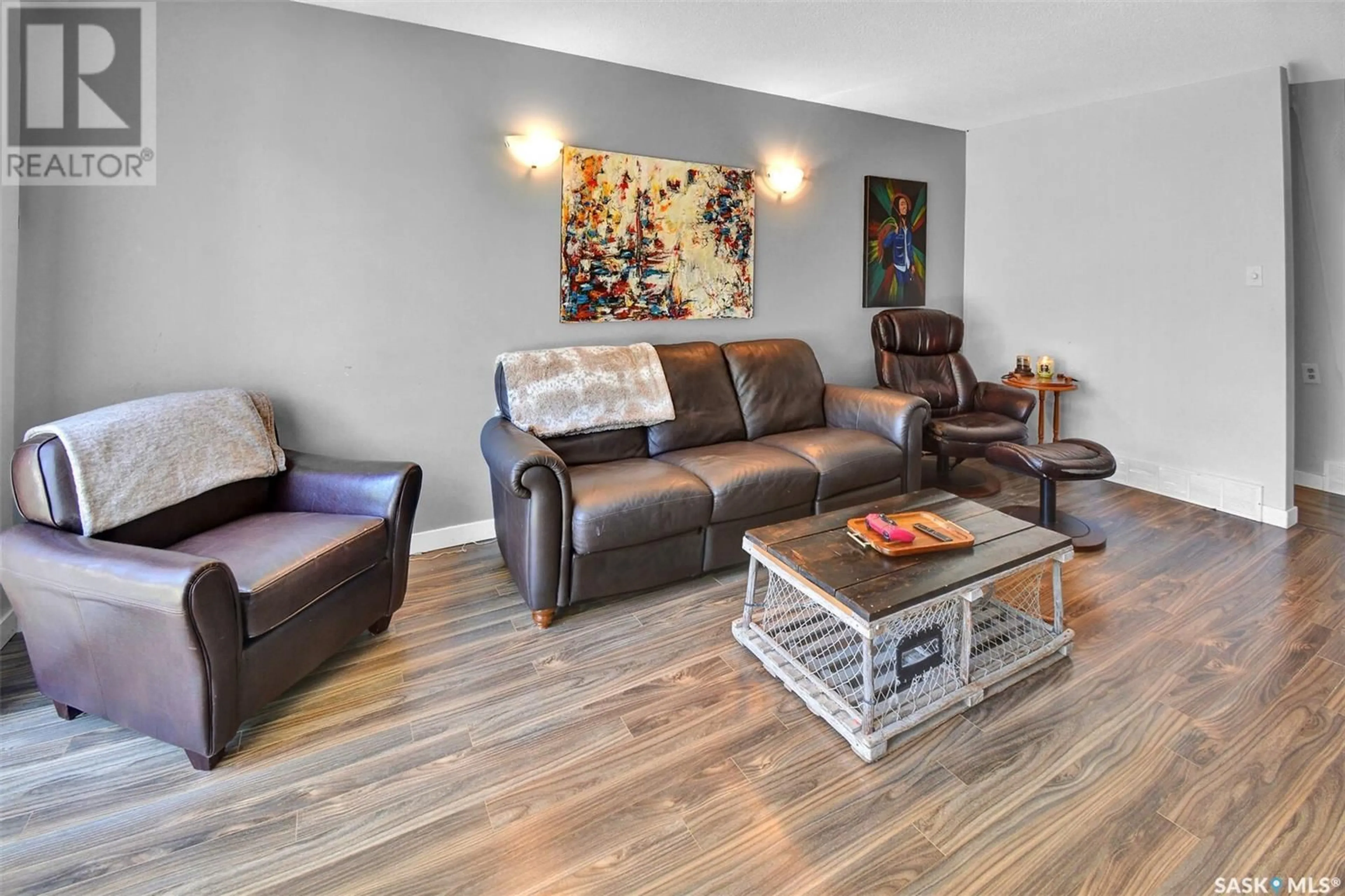 Living room with furniture, unknown for 110 SPINKS DRIVE, Saskatoon Saskatchewan S7H4B9