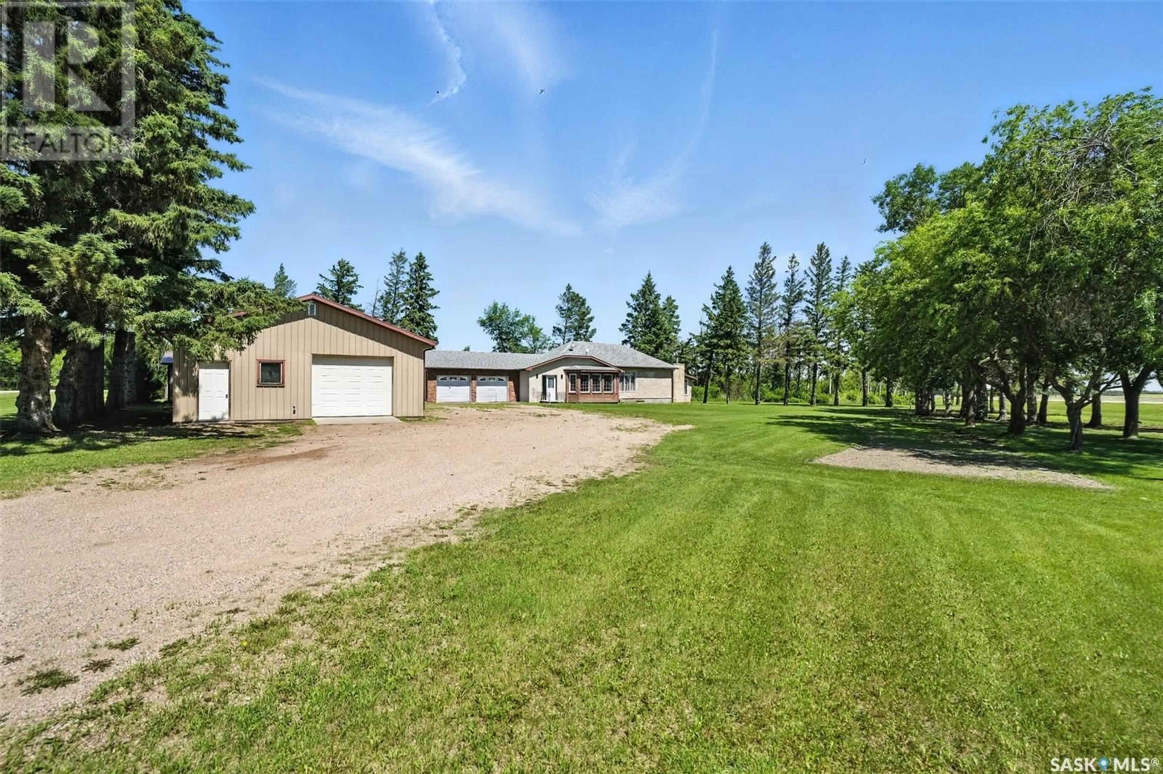 A pic from outside/outdoor area/front of a property/back of a property/a pic from drone, unknown for SNYDER ACREAGE, Waldheim Saskatchewan S0K4R0