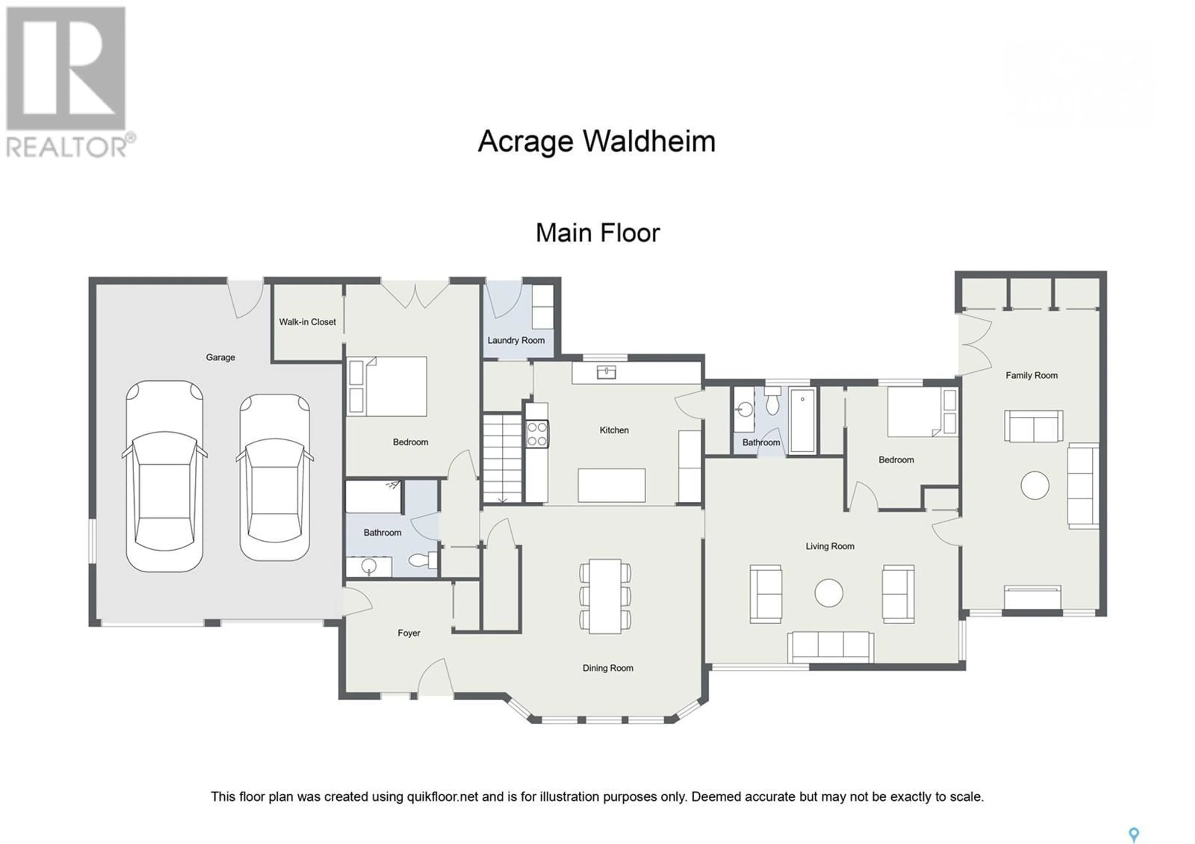 Floor plan for SNYDER ACREAGE, Waldheim Saskatchewan S0K4R0